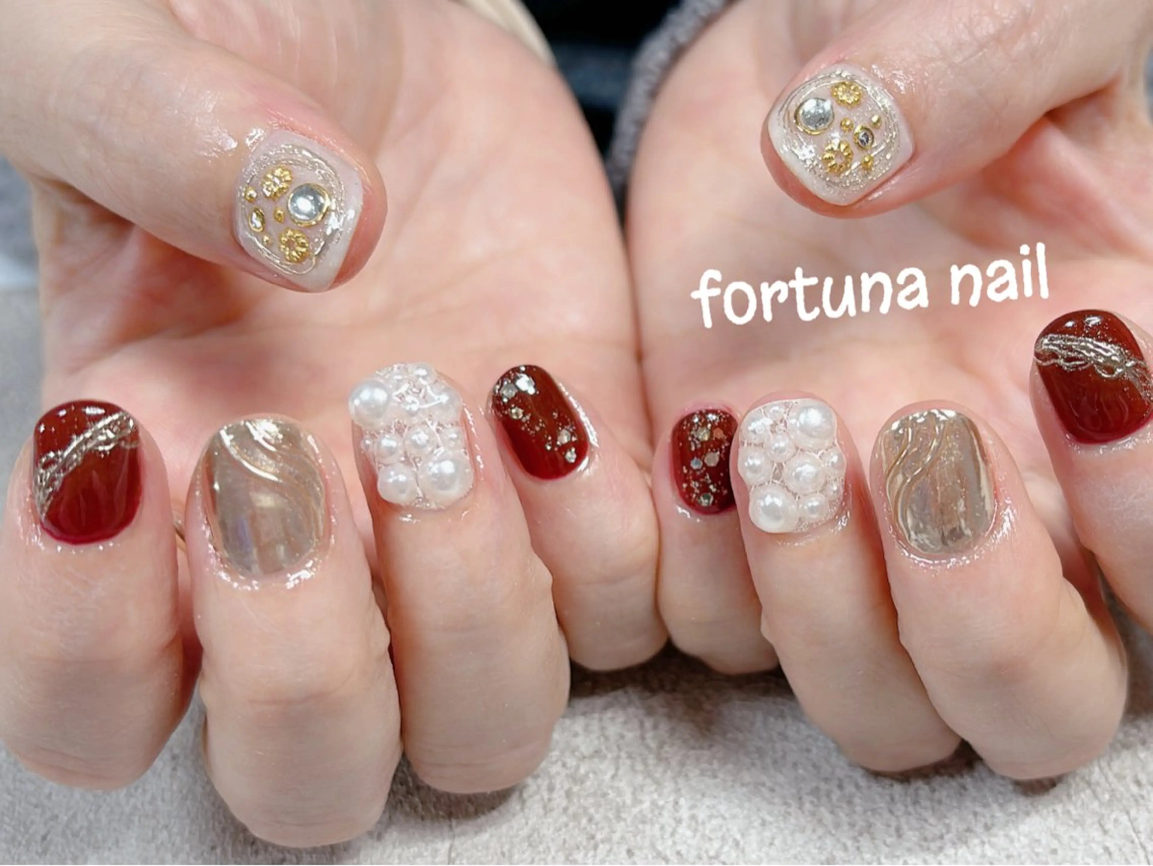 ネイル ハンドネイル ハンドケア Nail •Head スパFortunaのネイルデザイン