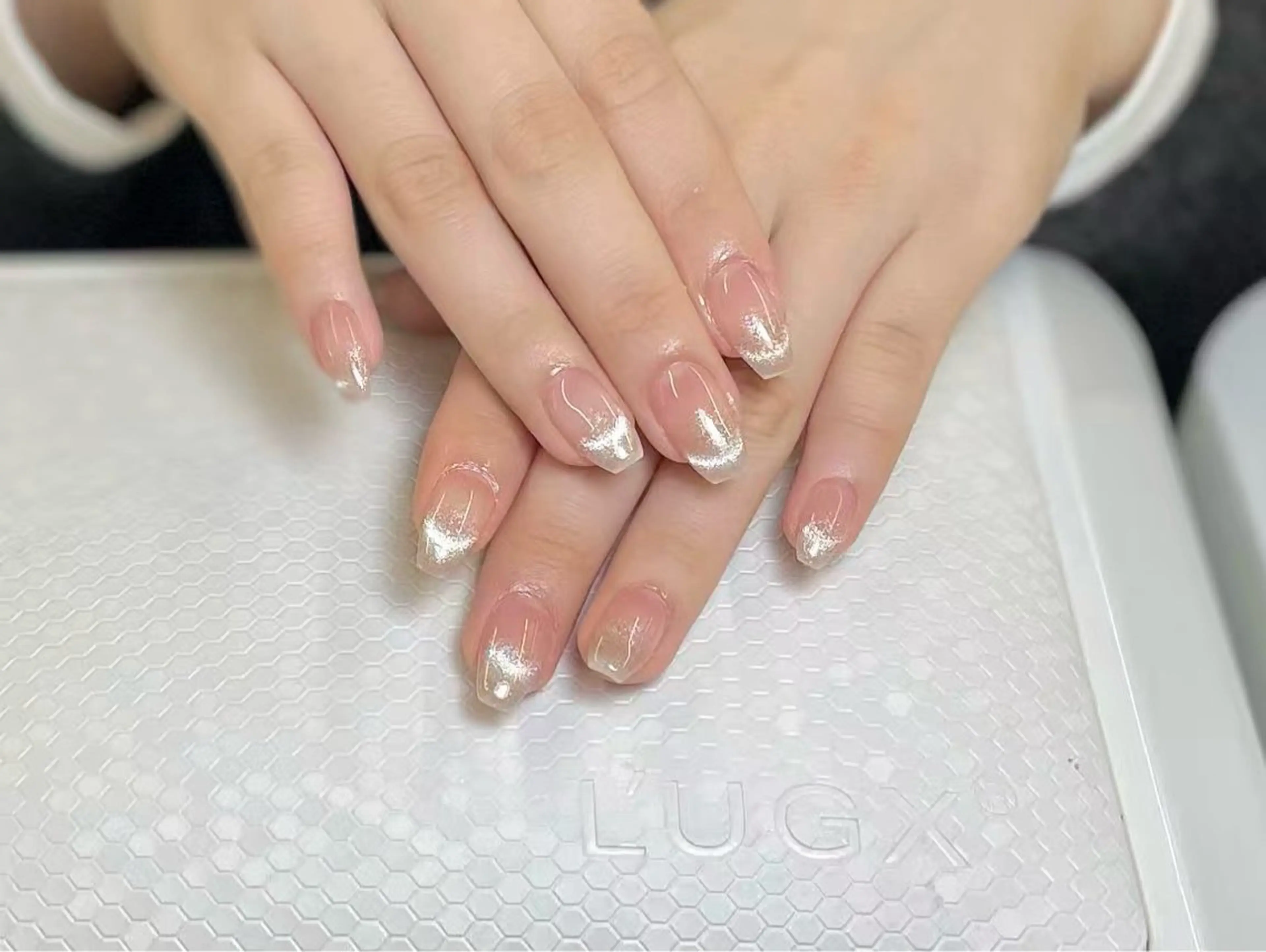 ネイル チークネイル フットネイル フレンチネイル ジェルネイル ガラスフレンチ ハンドネイル エニ Andyのネイルデザイン