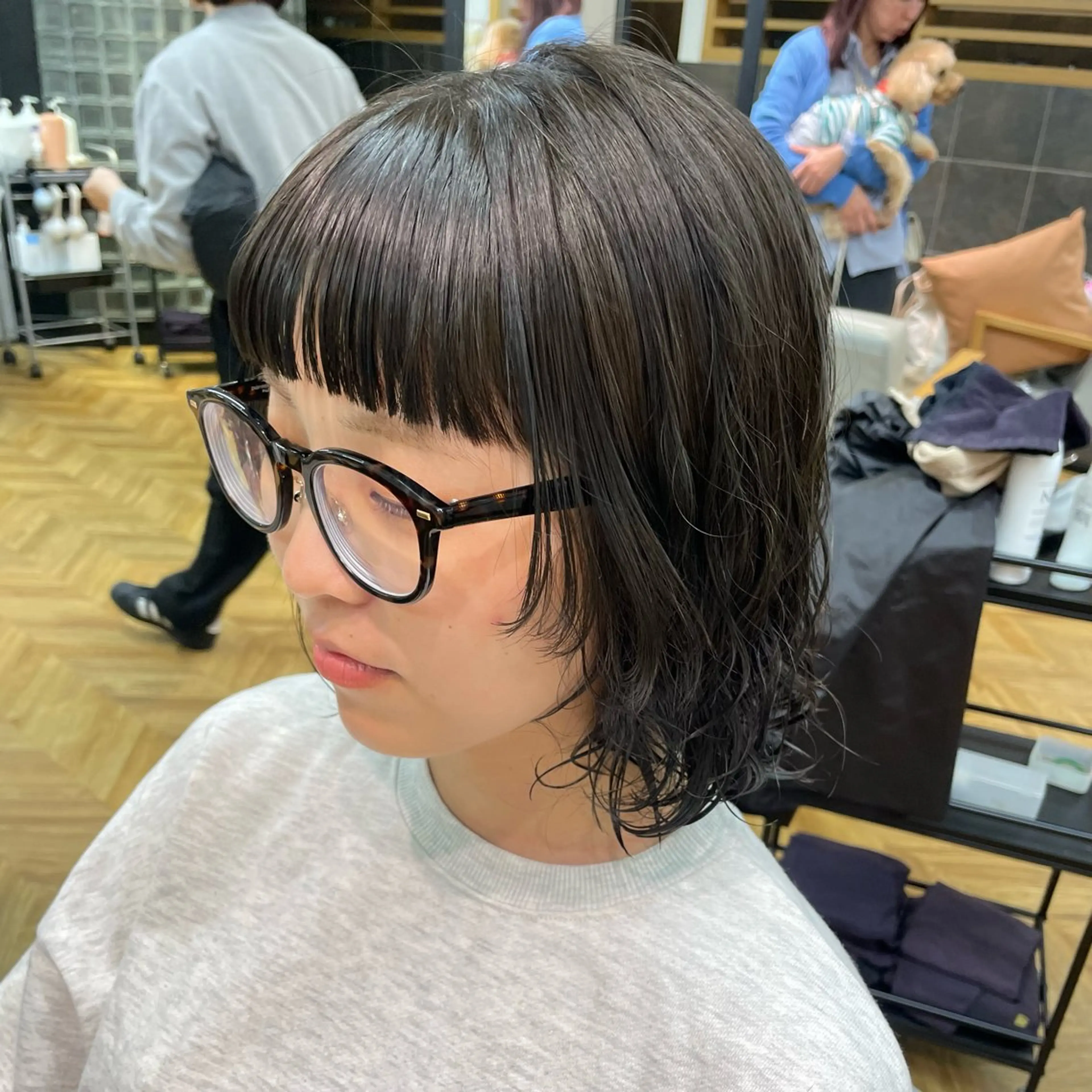 カット＋ベーシックパーマ🌀marbb付き🫧の写真