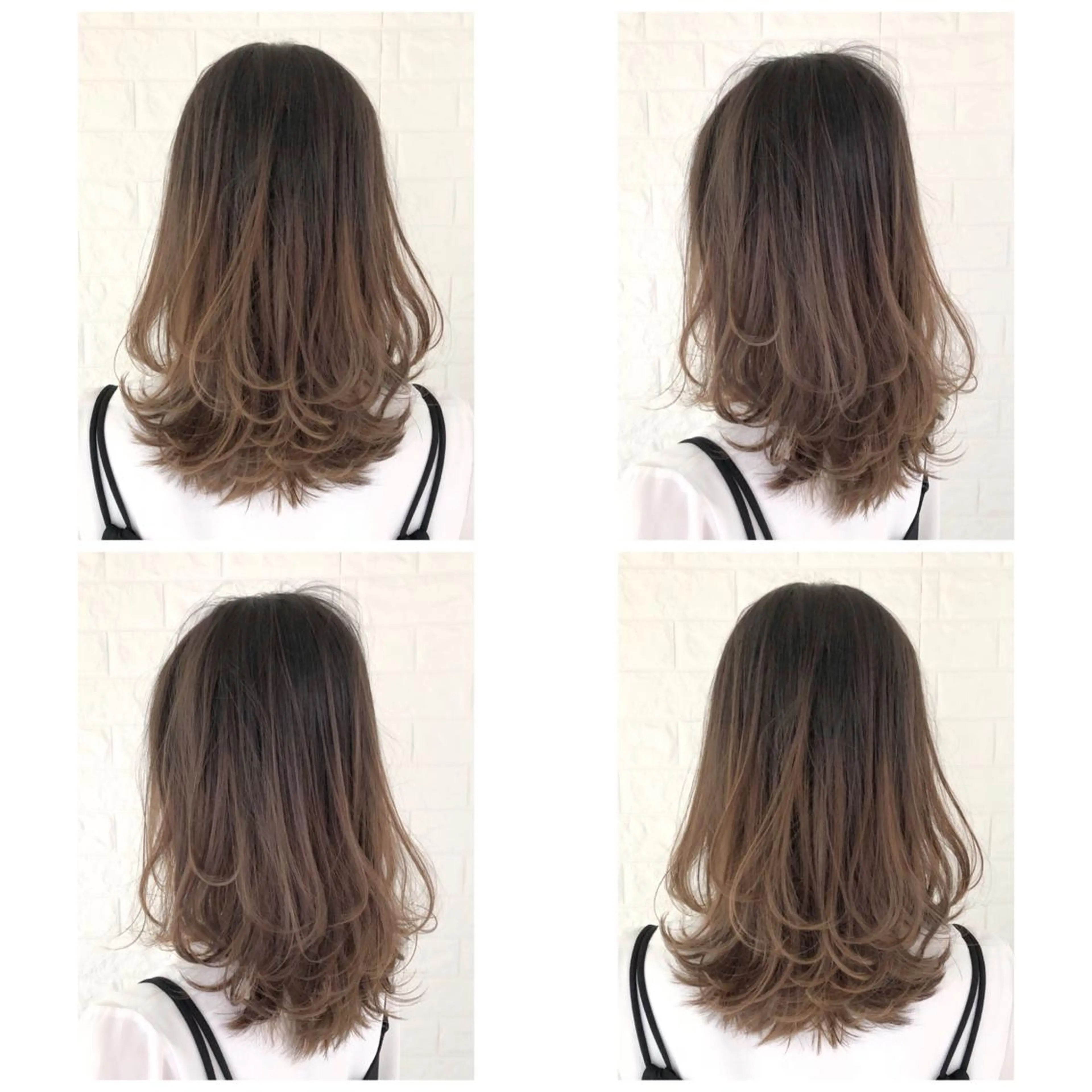 ミディアム カラー ベージュカラー ブリーチ ケアブリーチ グラデーションカラー ハイライトカラー 髪質改善特化KIZU /艶髪研究（京都）のヘアスタイル