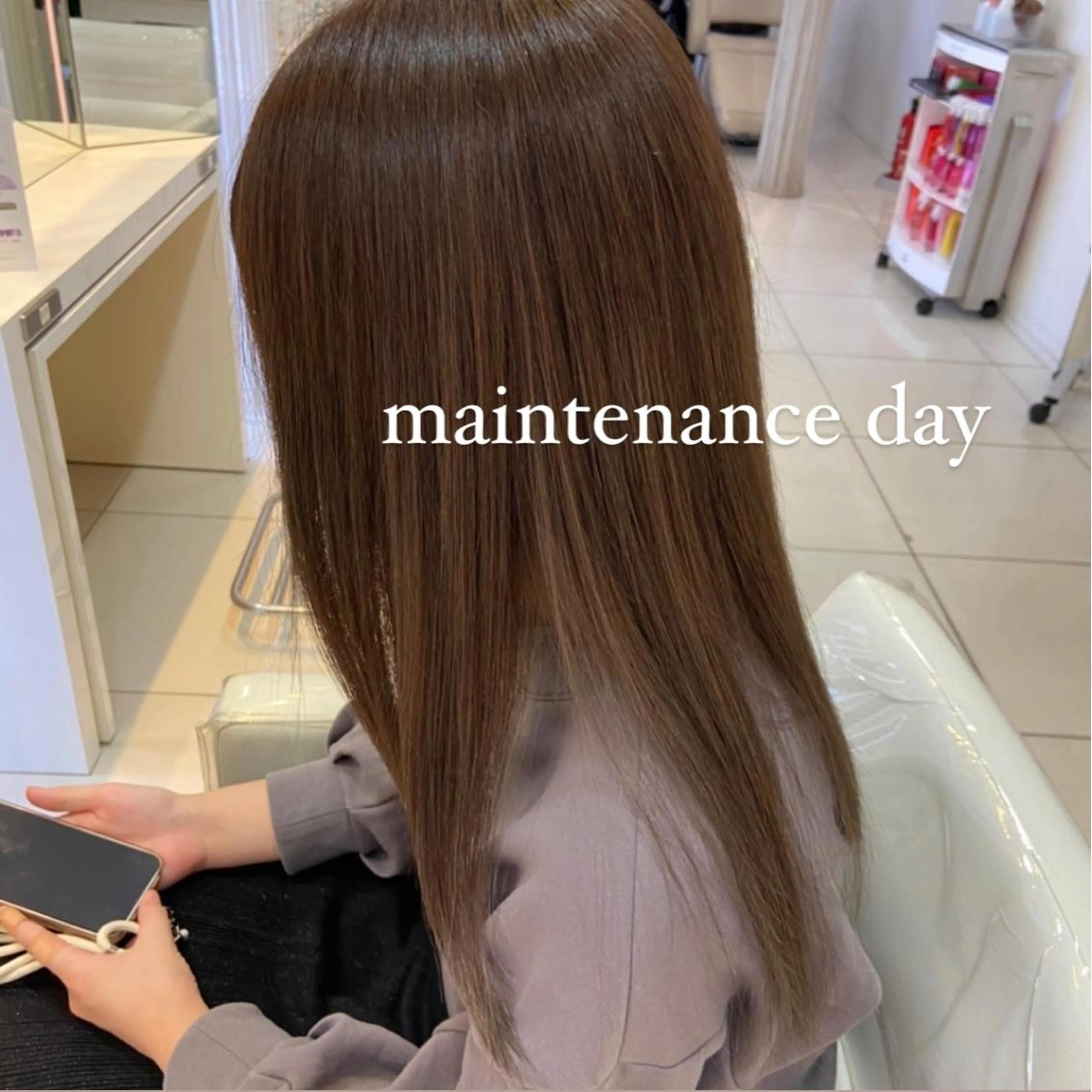 ロング トリートメント BiBi  藪 菜月のヘアスタイル