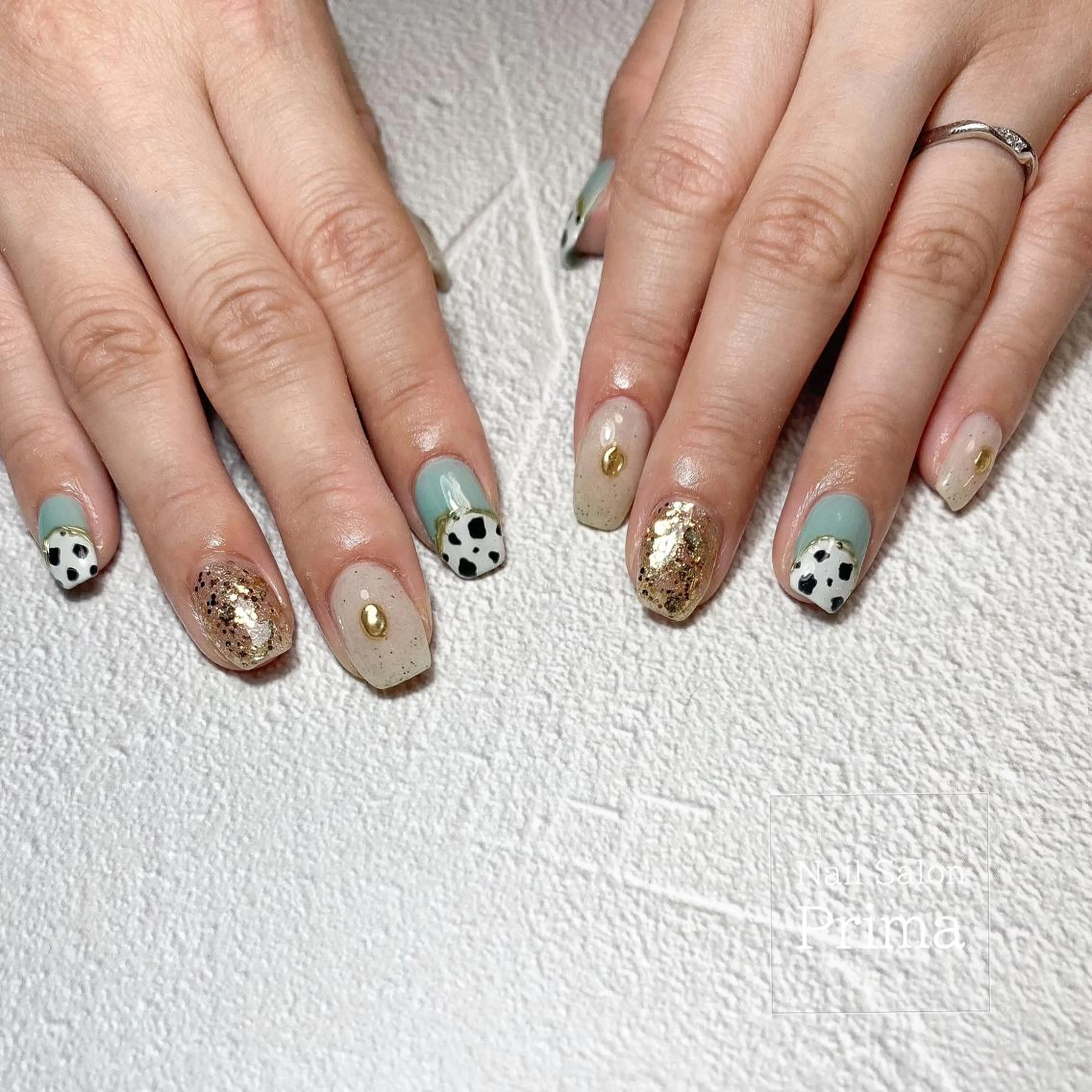 ミディアム ネイル SalonPrima Nail & Eyeのネイルデザイン