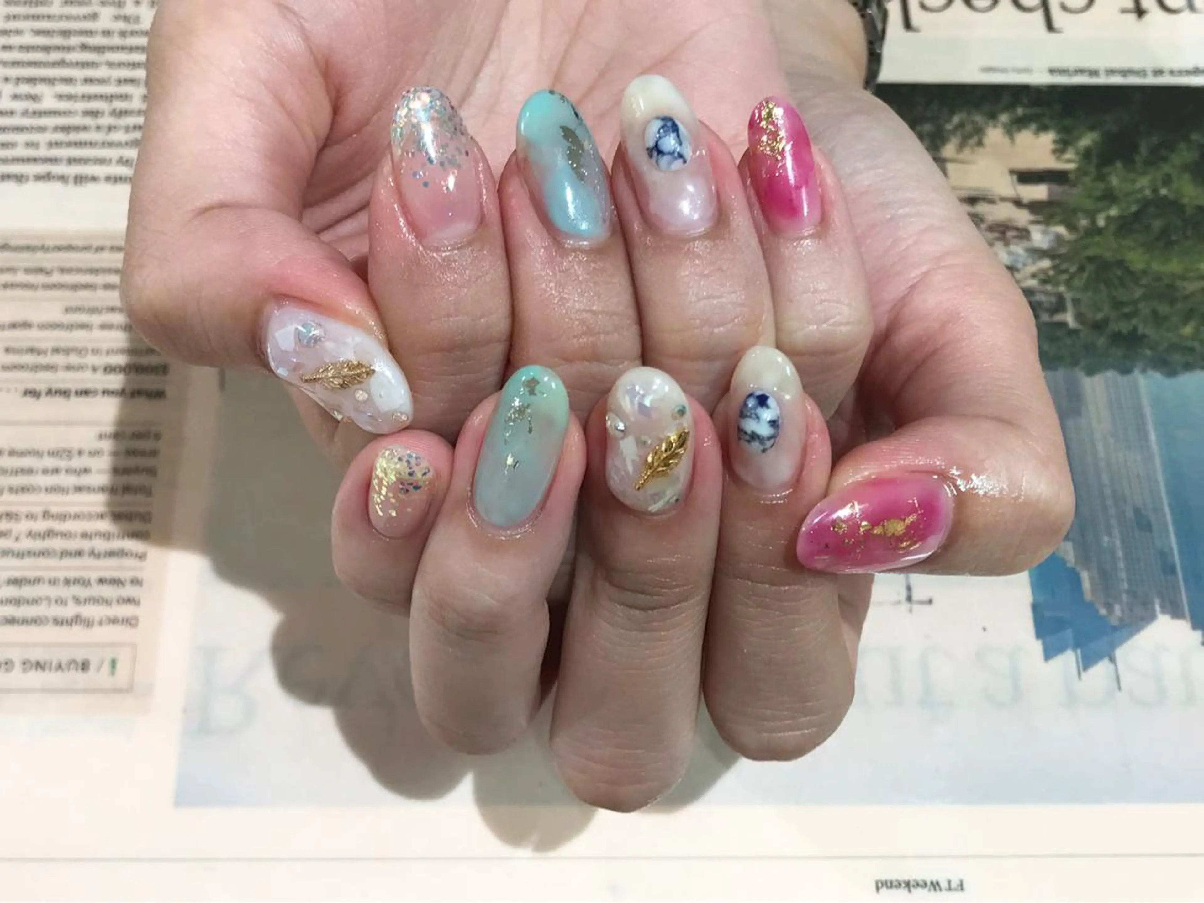 ネイル 舞田 苑香のネイルデザイン