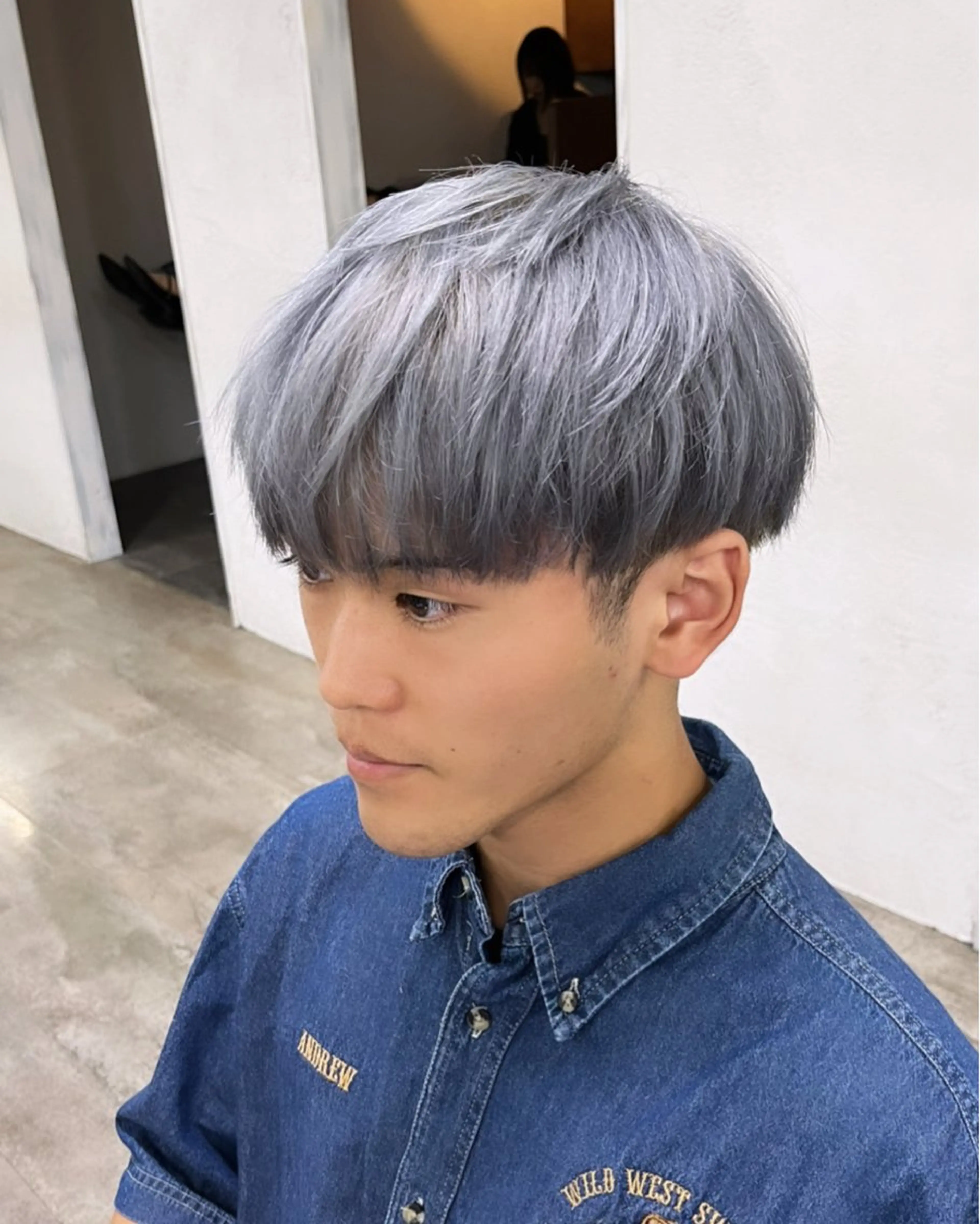 メンズ カット ヘアカラー 💜垢抜けメンズパー マ💜Sakuraのヘアスタイル