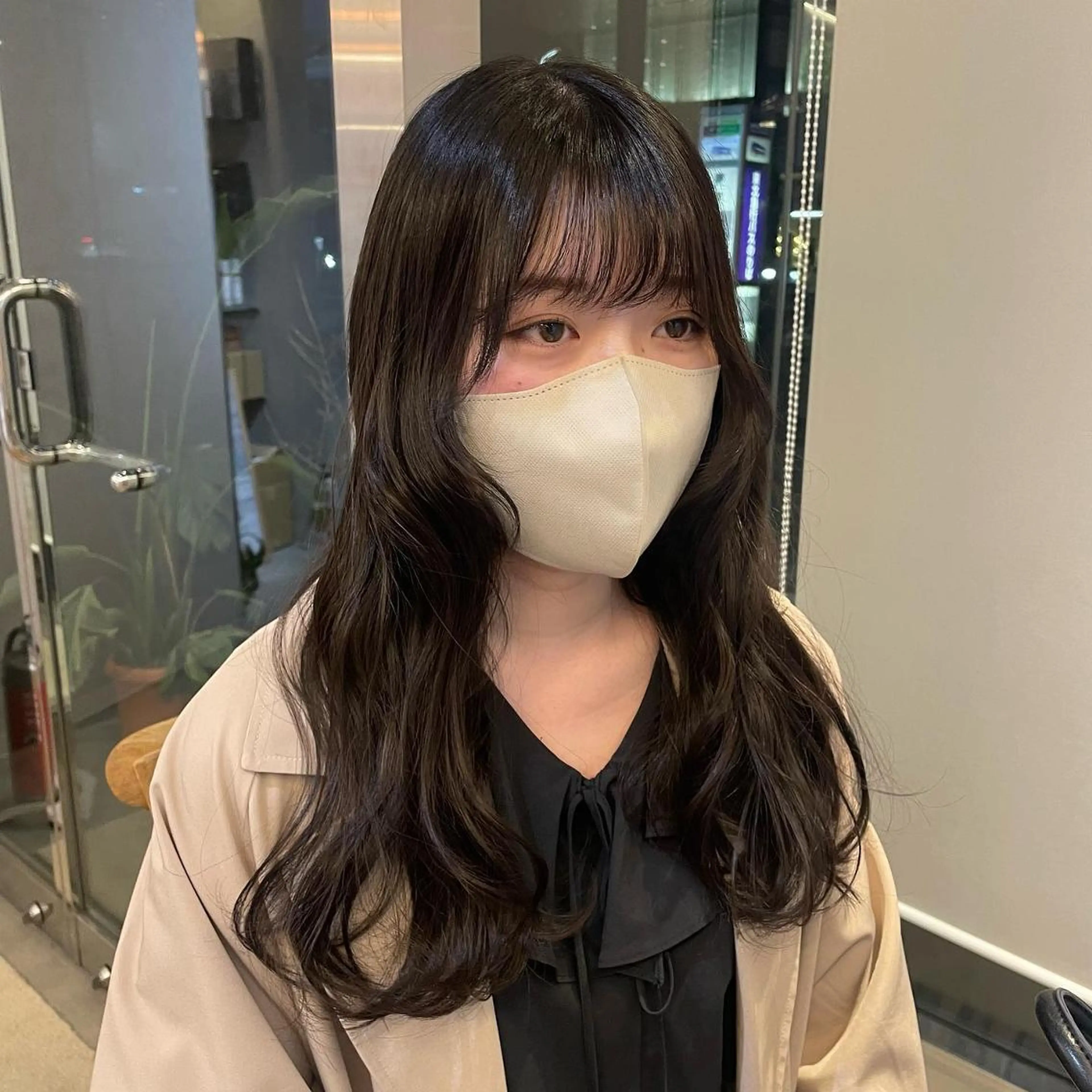 カラー ヘアアレンジ ブリーチ 透明感カラー ブリーチなしカラー 𝙢𝙞𝙮𝙪🎀 girly hairのヘアスタイル