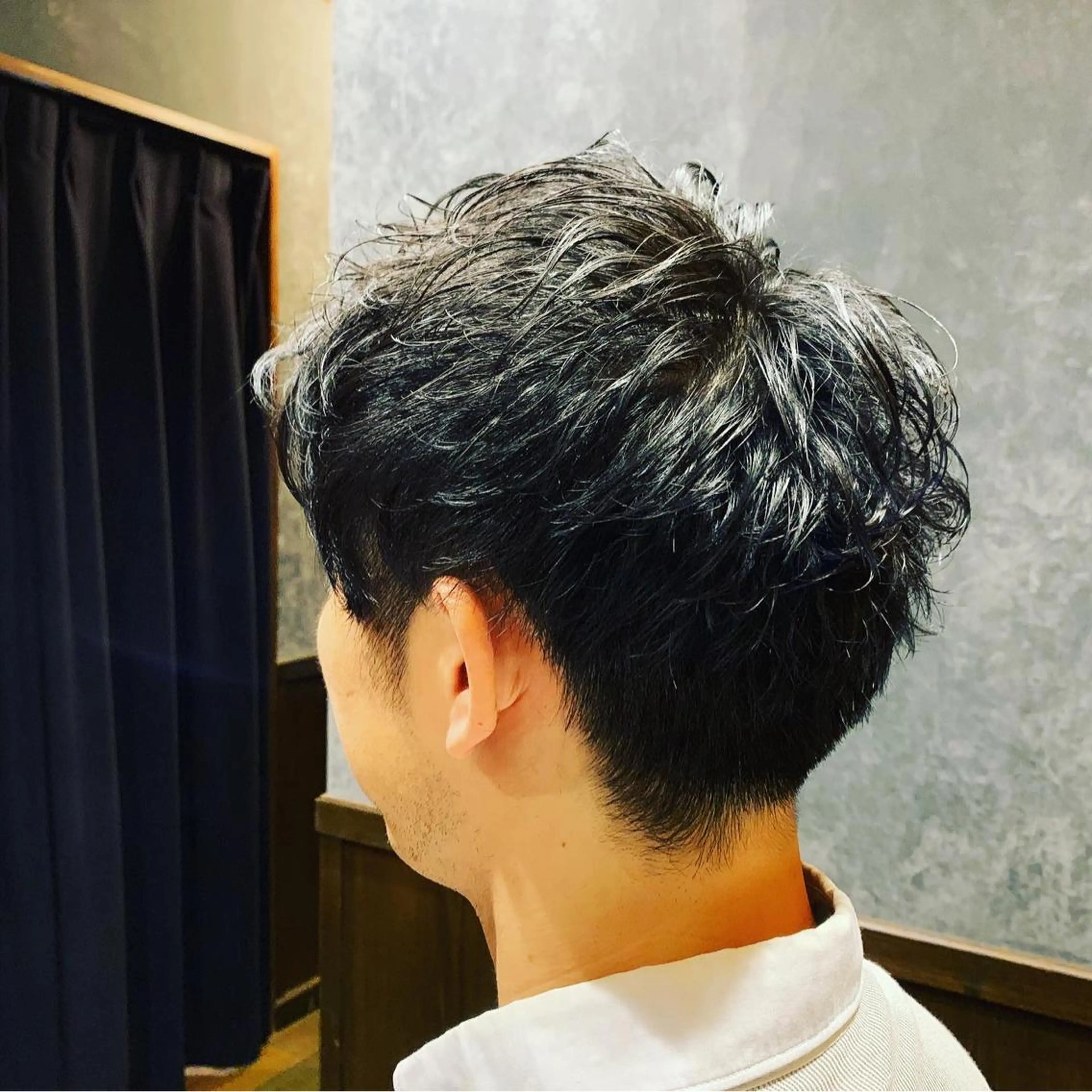 ショート パーマ メンズ カット ひらお あおとのヘアスタイル