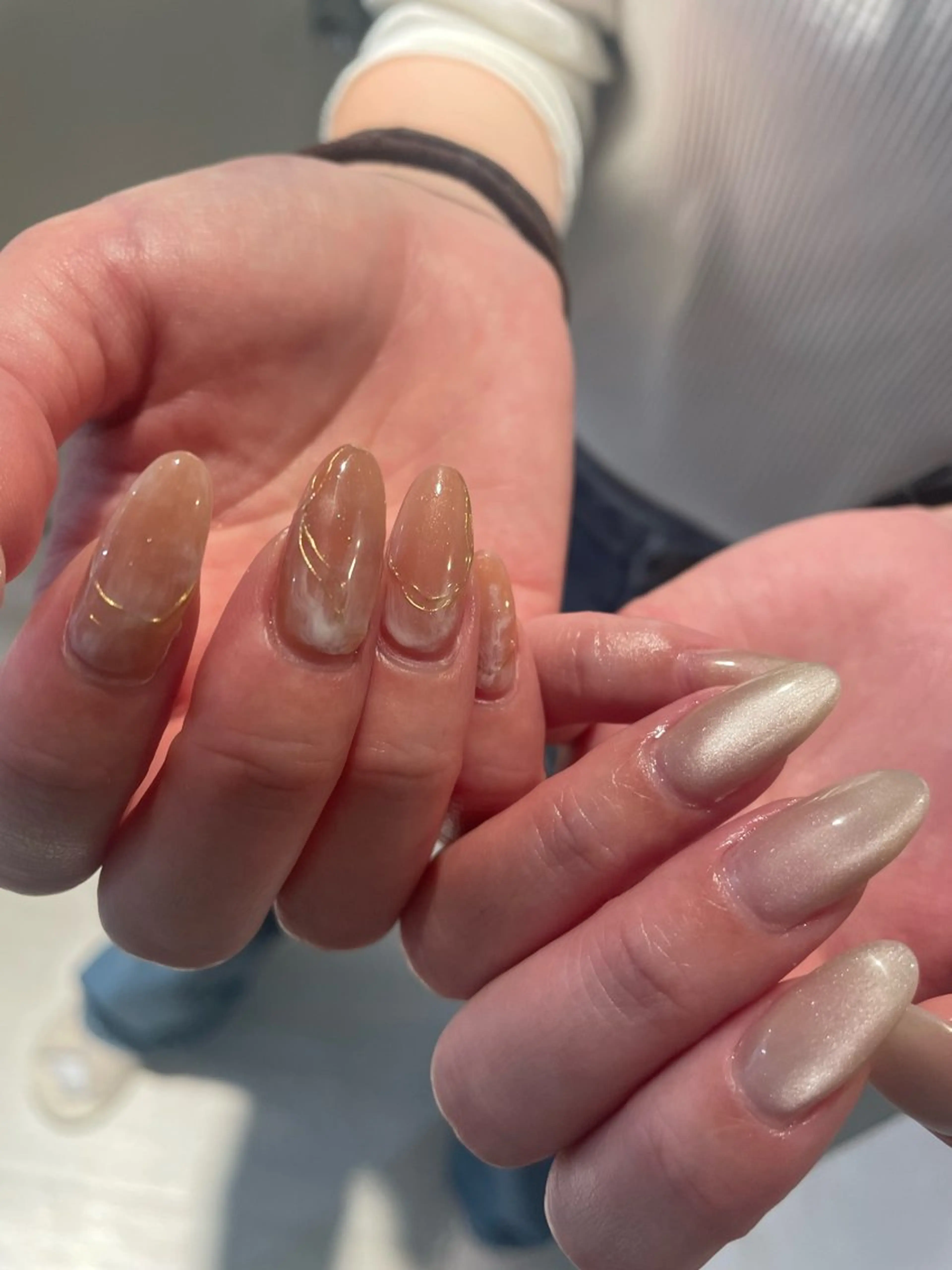 ネイル ニュアンスネイル ハンドネイル フットネイル 🌕akuri🌖 三茶/nuanceのネイルデザイン