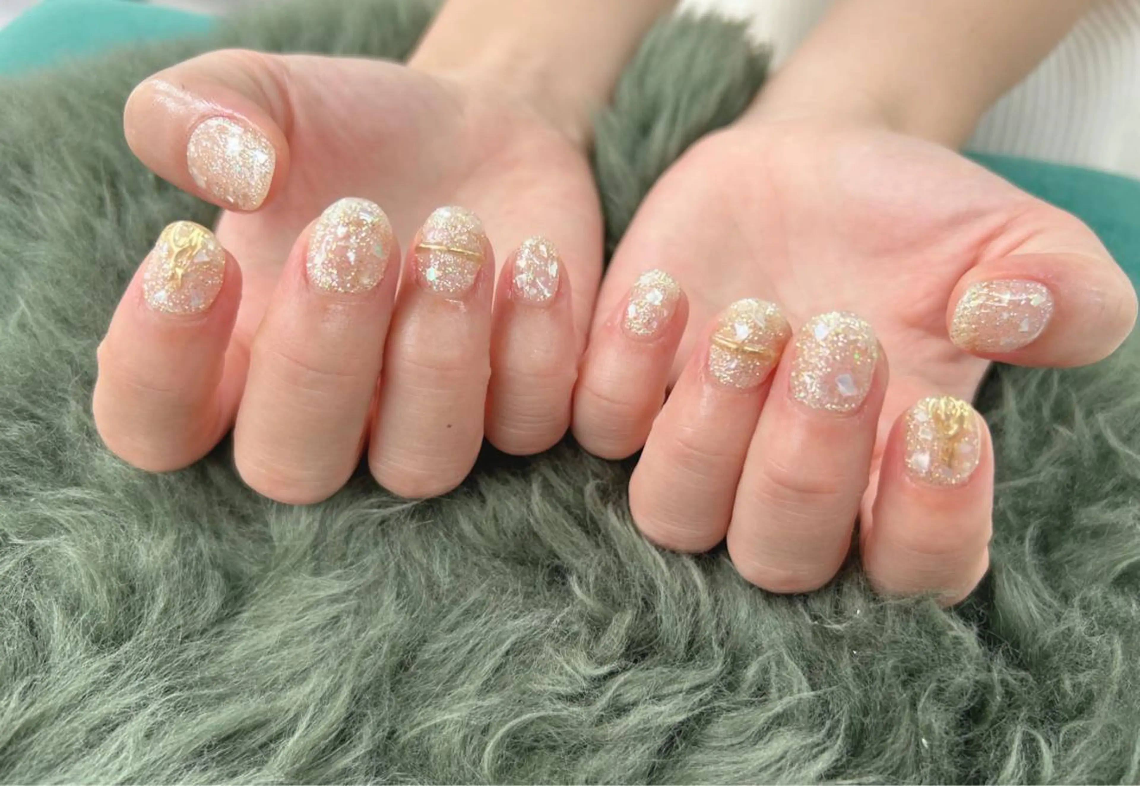 ネイル クリアネイル ミラーネイル ハンドネイル Nail Salon agré所属・agré ネイルサロン アグレのネイルデザイン