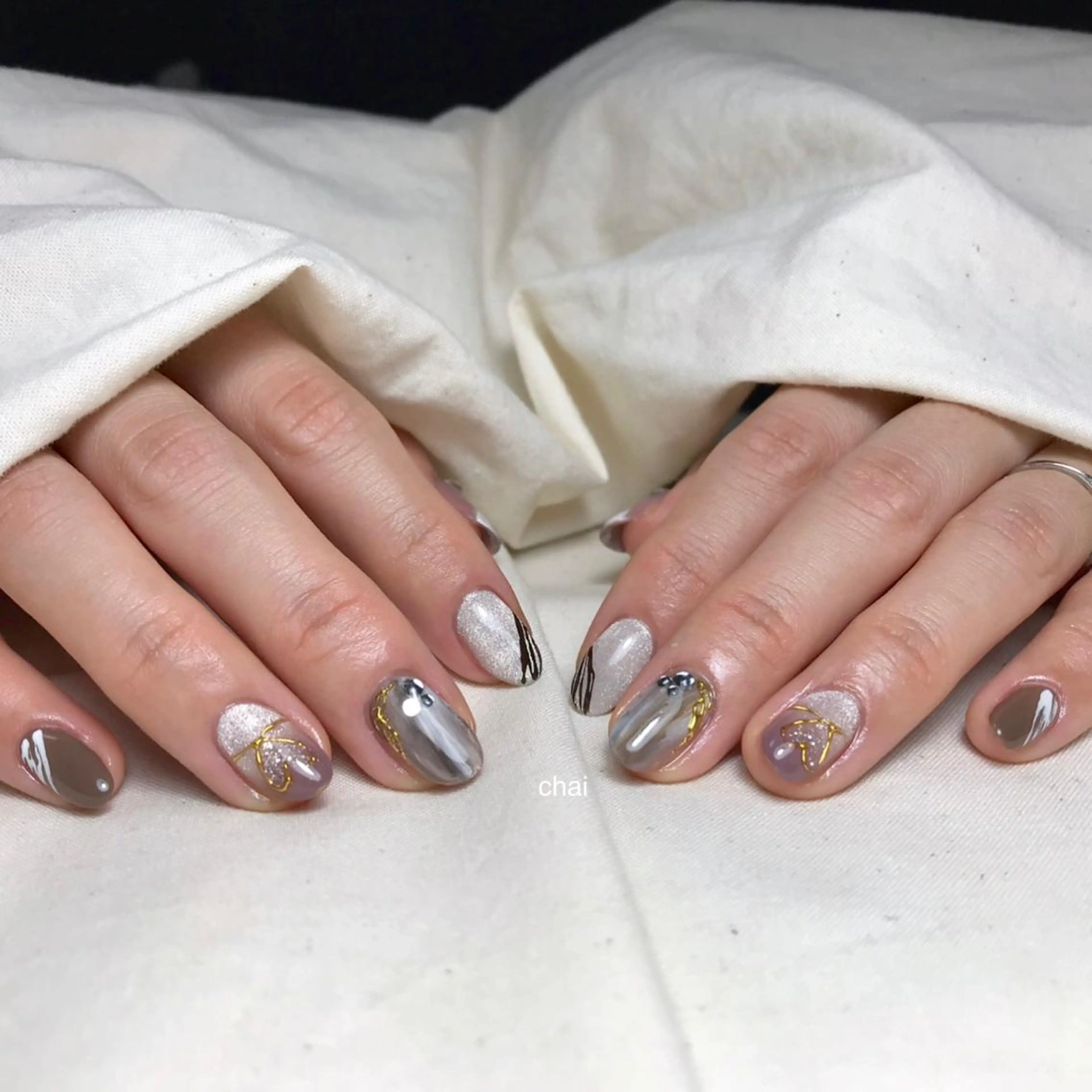 ネイル ハンドネイル 💅chainail _aiのネイルデザイン