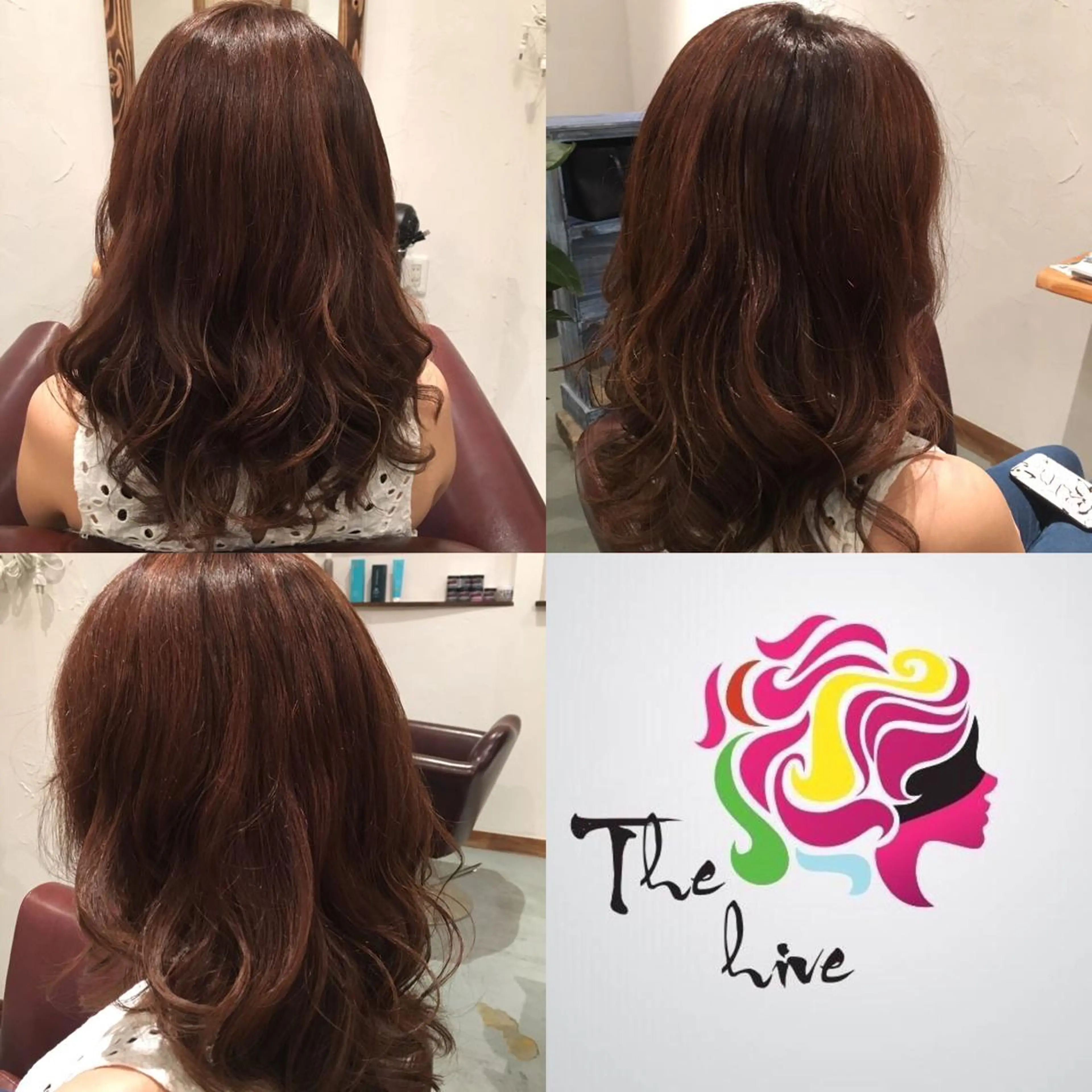 ロング カラー アッシュ Hair salon The  hiveのヘアスタイル