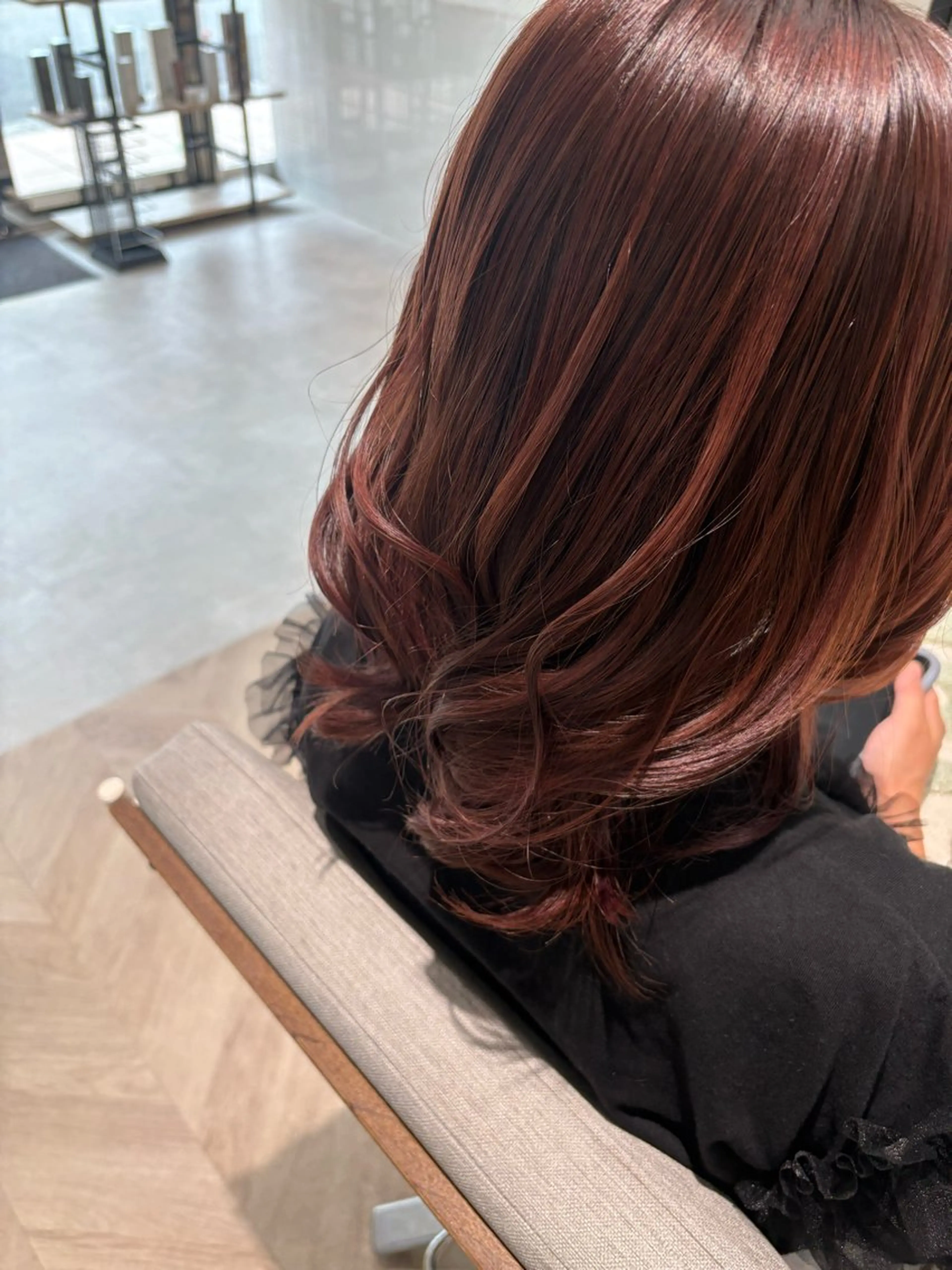 カラー ブリーチ 透明感カラー ⠀ さおりのヘアスタイル