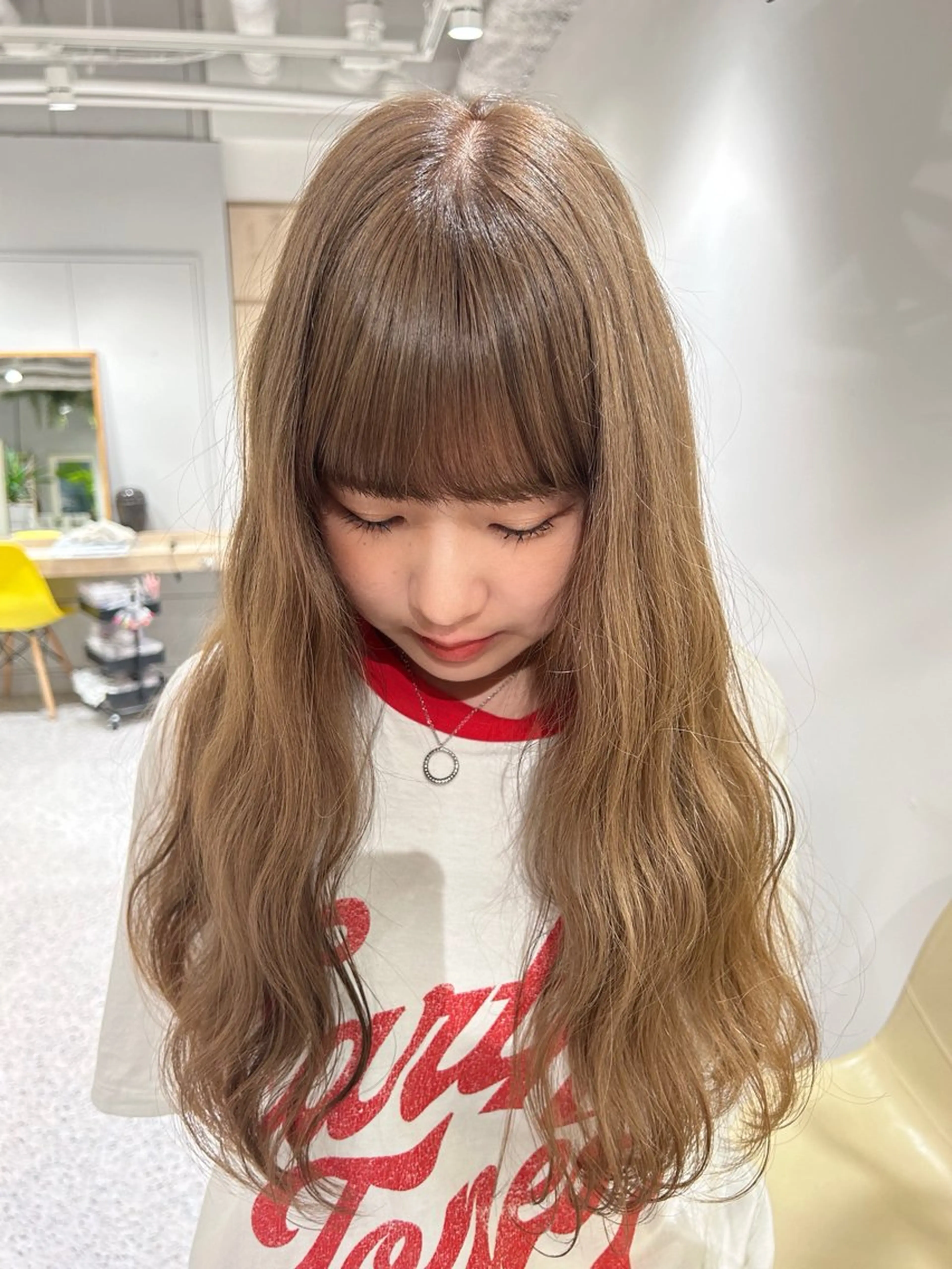 ロング ヘアカラー hair&eye🎀 /momoKaのヘアスタイル