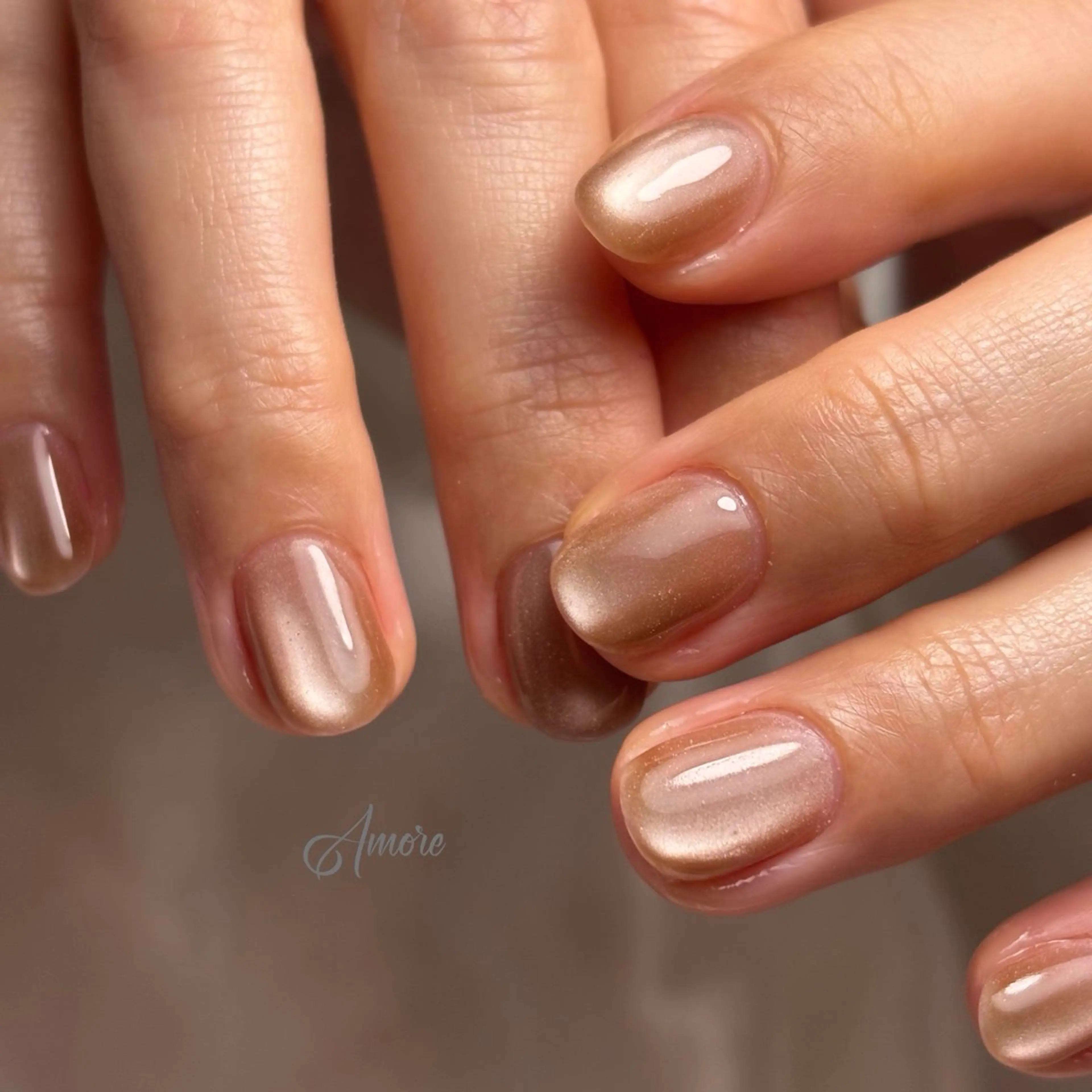 ネイル ジェルネイル キラキラネイル 韓国ネイル マグネットネイル パラジェル You kyehwaのネイルデザイン