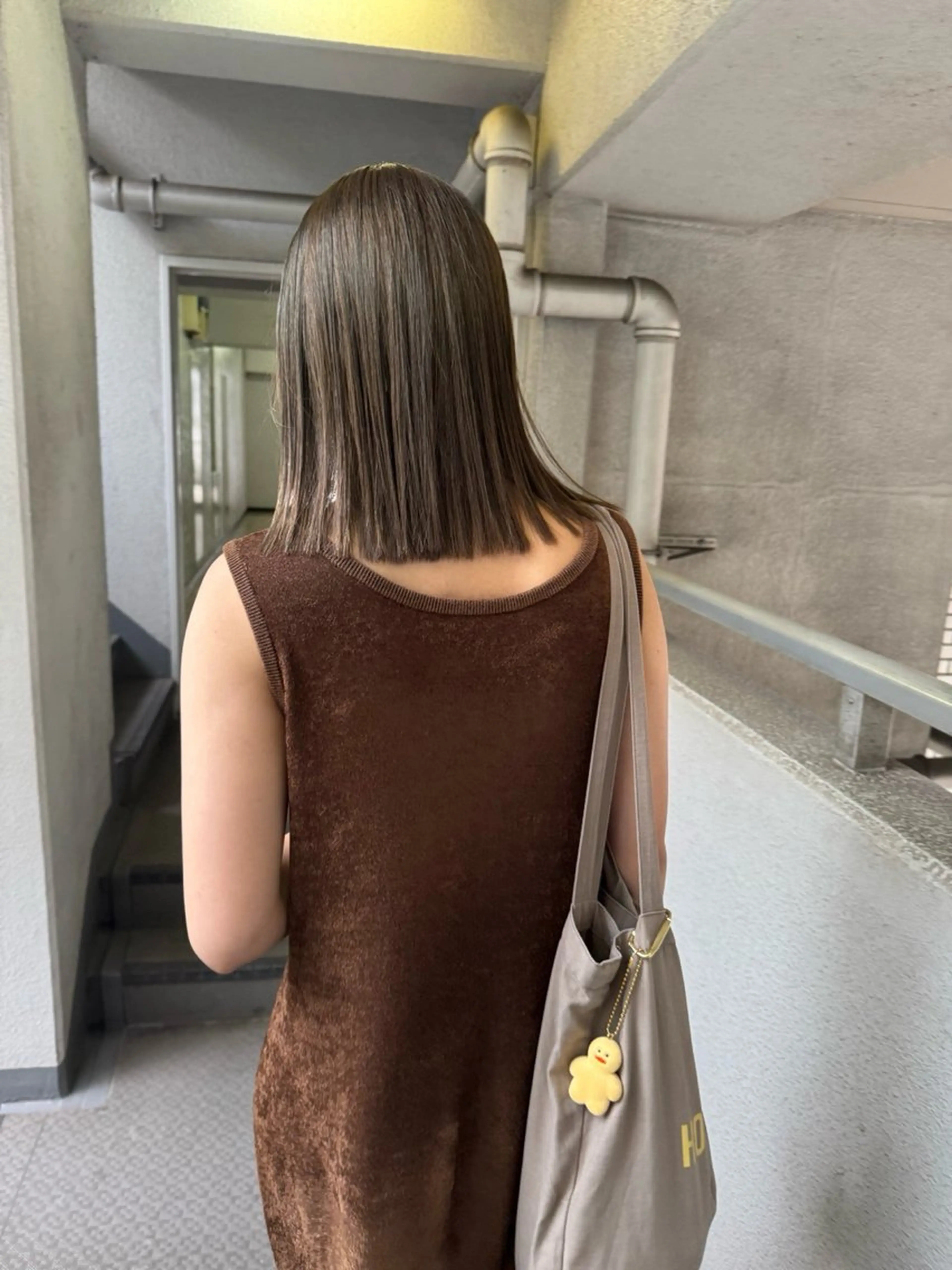 カラー ヘアカラー ブリーチカラー🎀 韓国風/寺門美優のヘアスタイル