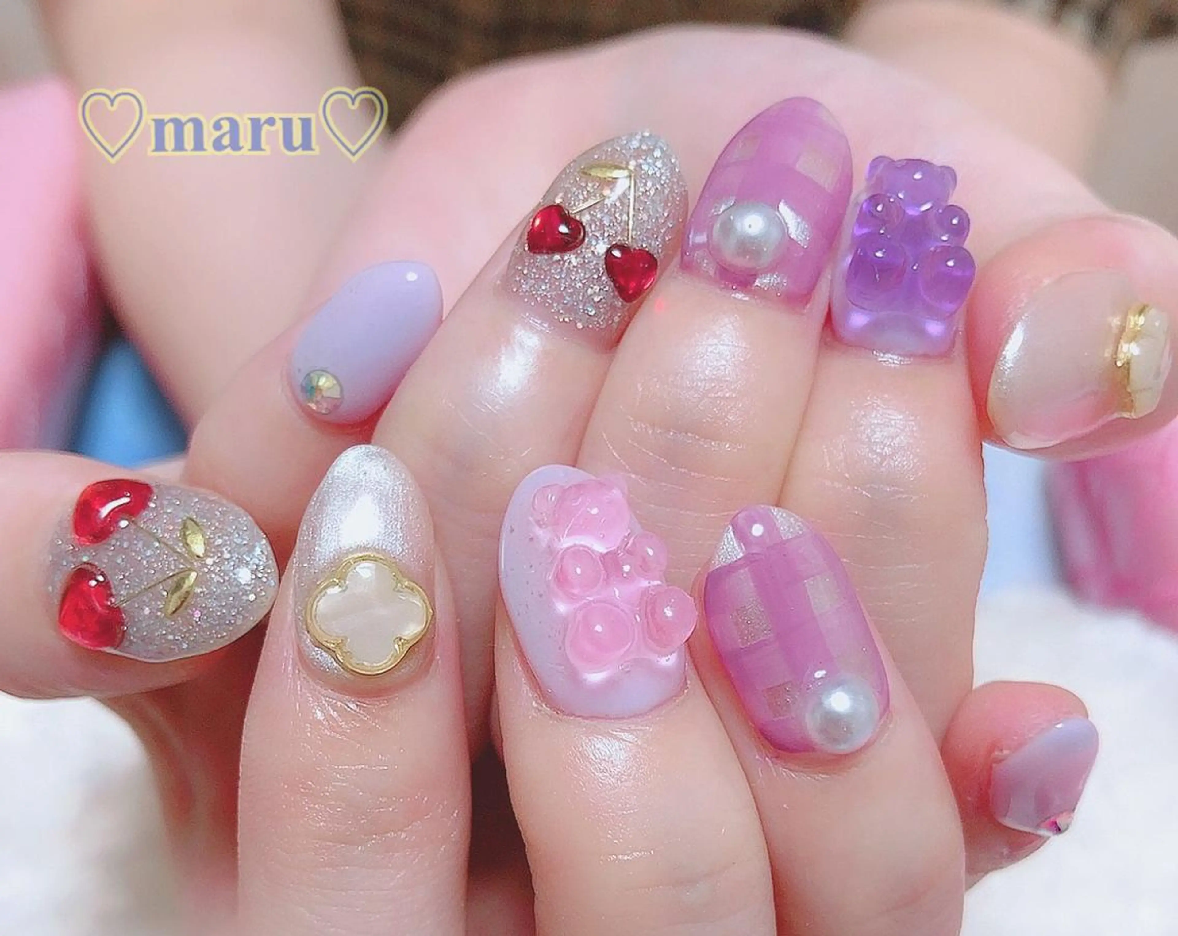 ネイル ハンドネイル フットネイル まるみ♡7/1〜値上 げ致します(>_<)のその他イメージ