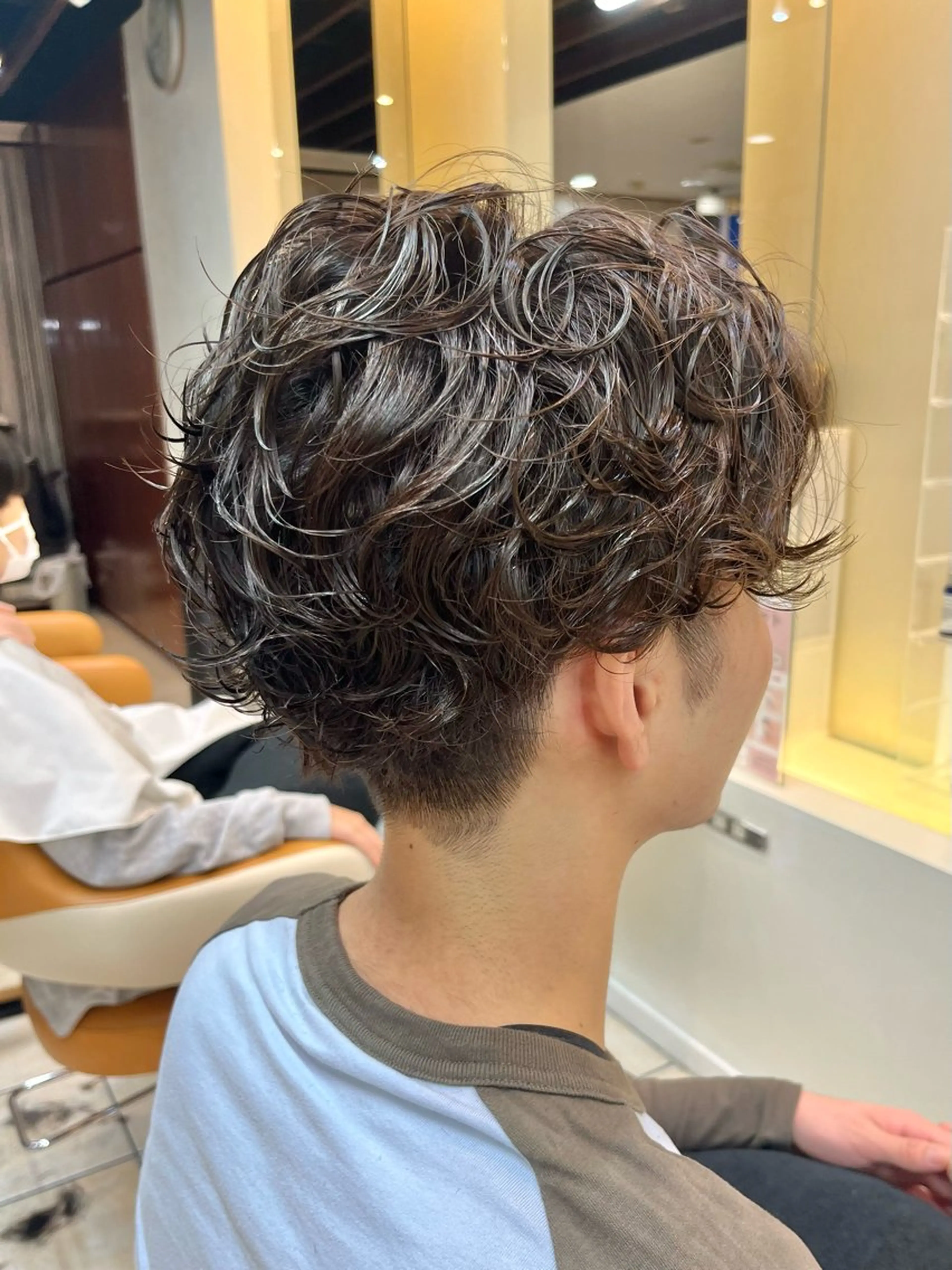 ショート パーマ メンズ メンズパーマ カット パーマ メンズ特化/パーマ/ 髪質改善　高野奨馬のヘアスタイル