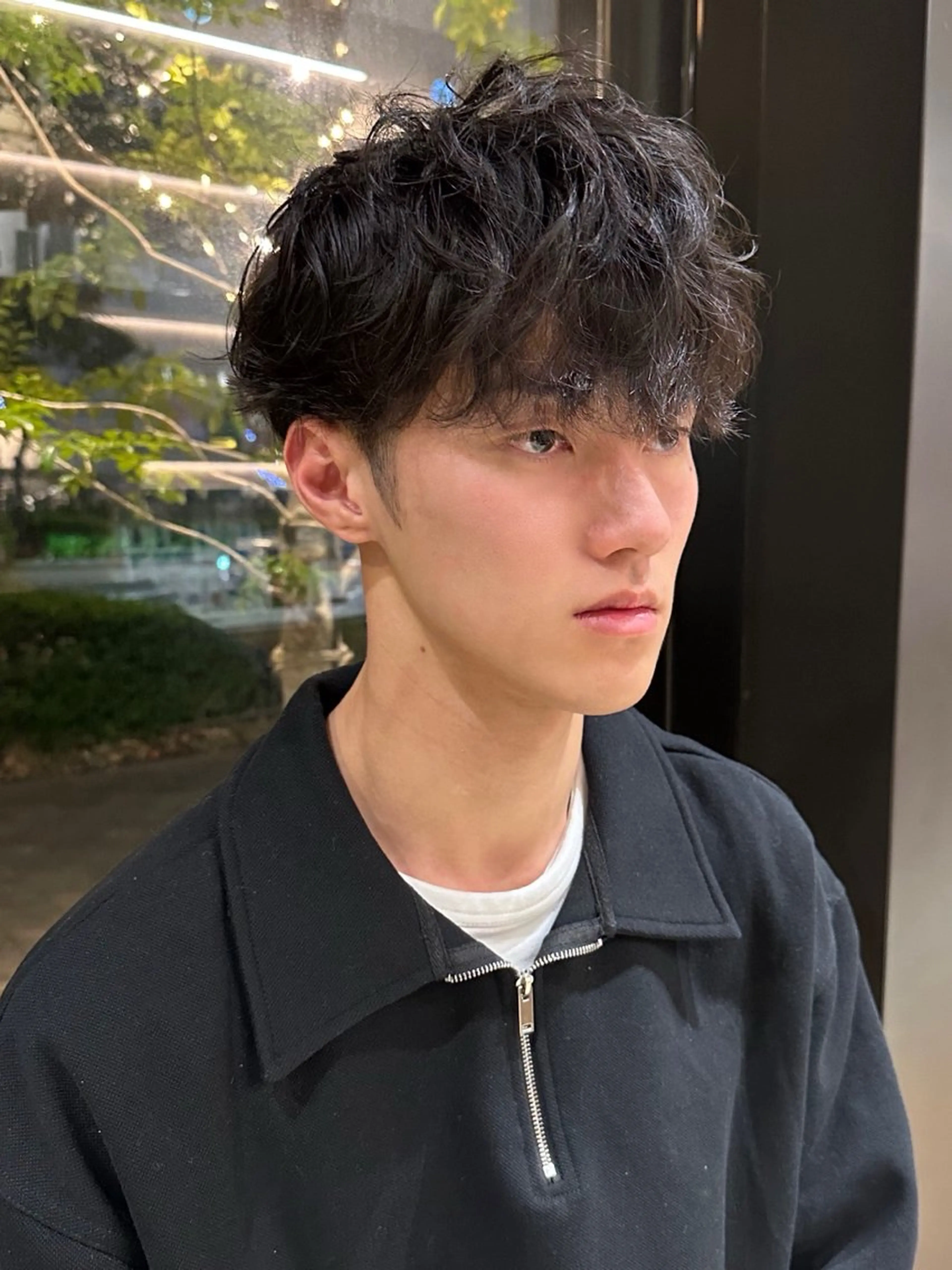 パーマ メンズ 中尾 碧斗のヘアスタイル