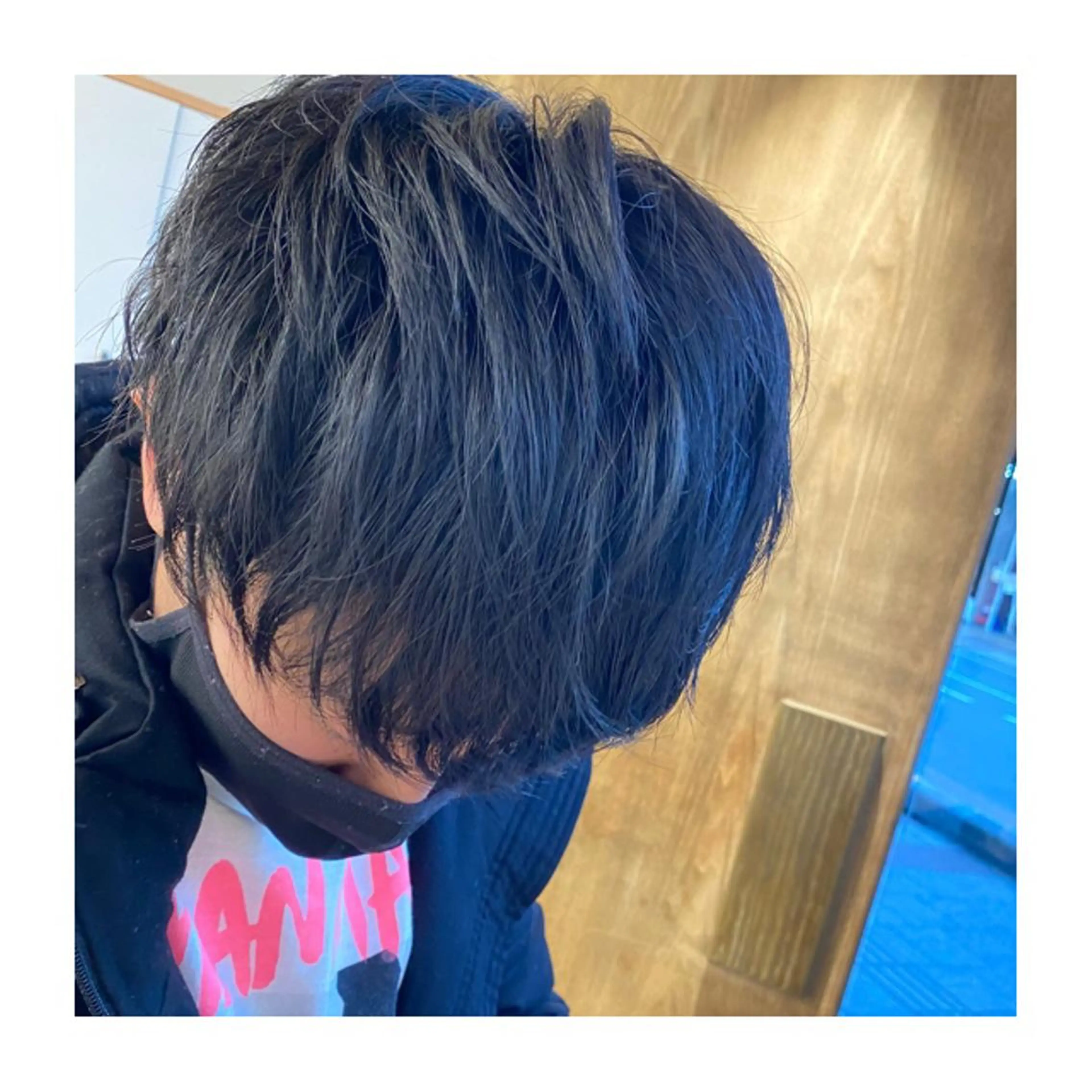 ショート パーマ ヘアアレンジ 小國 綾かのヘアスタイル