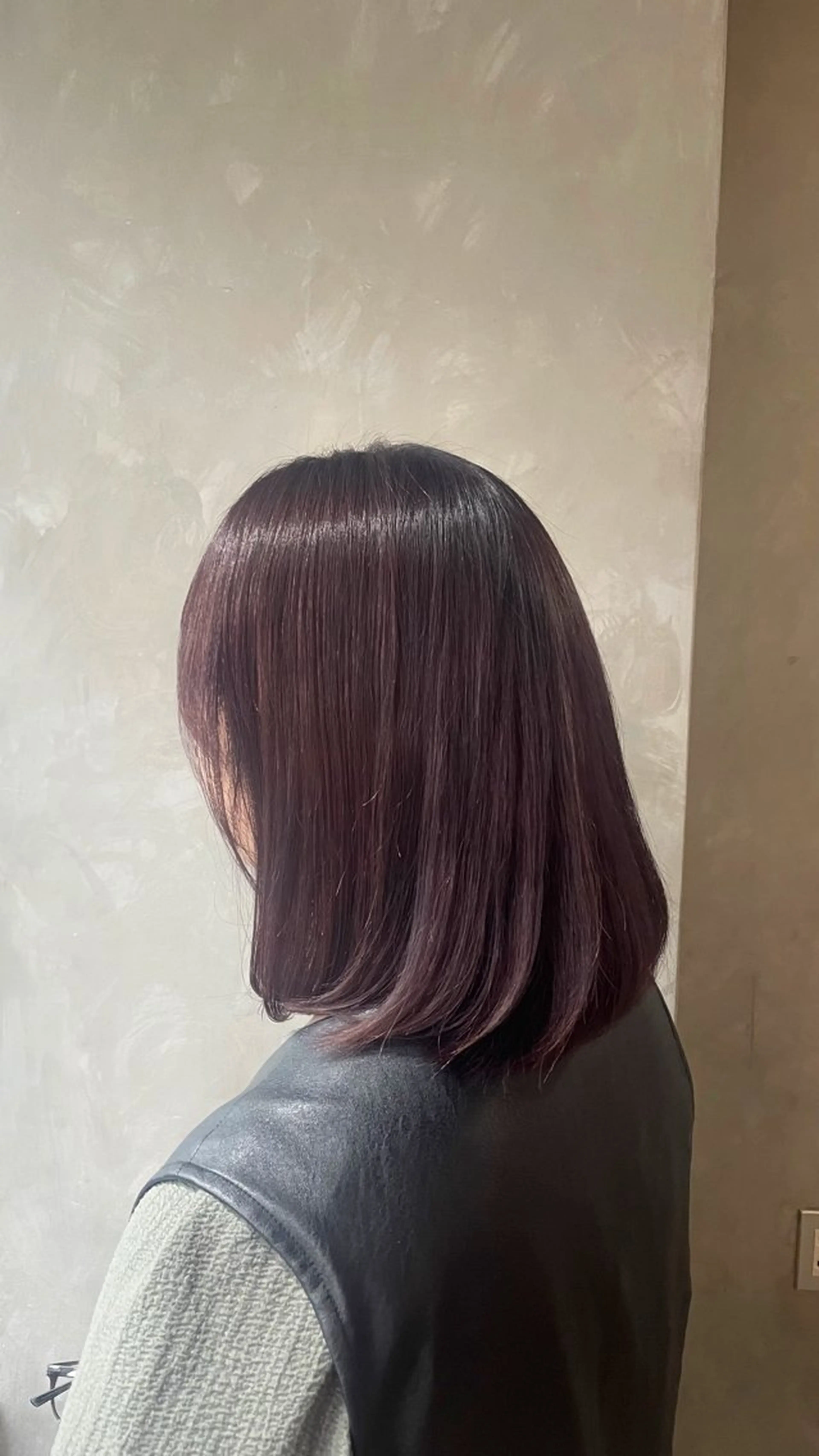 ミディアム カラー 野上 こころのヘアスタイル