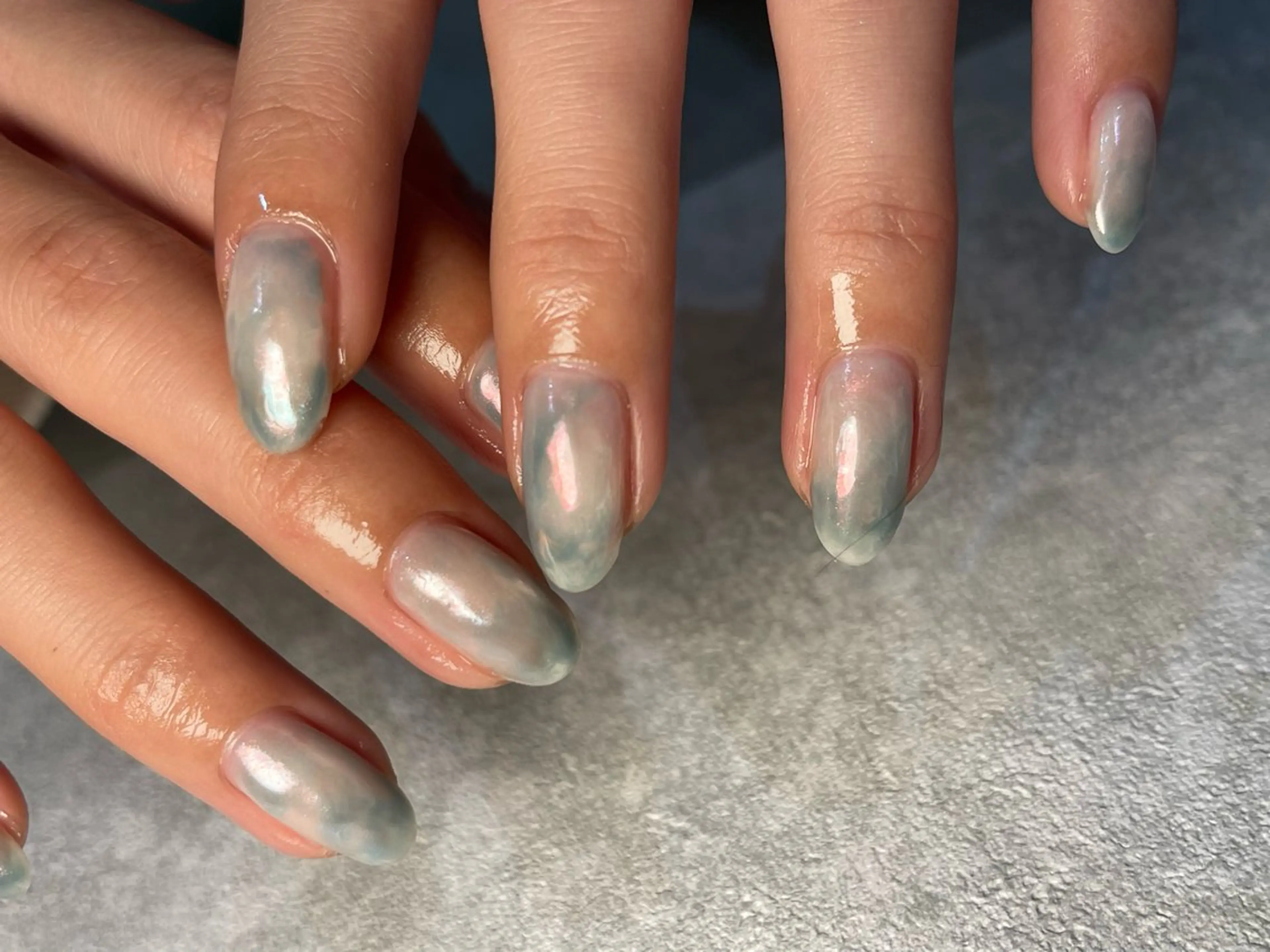 【オフあり】シンプルコース(持ち込み画像相談🉑):自爪育成ケア込み、フィルイン対応、スカルプ パーツオフ別途220円の写真