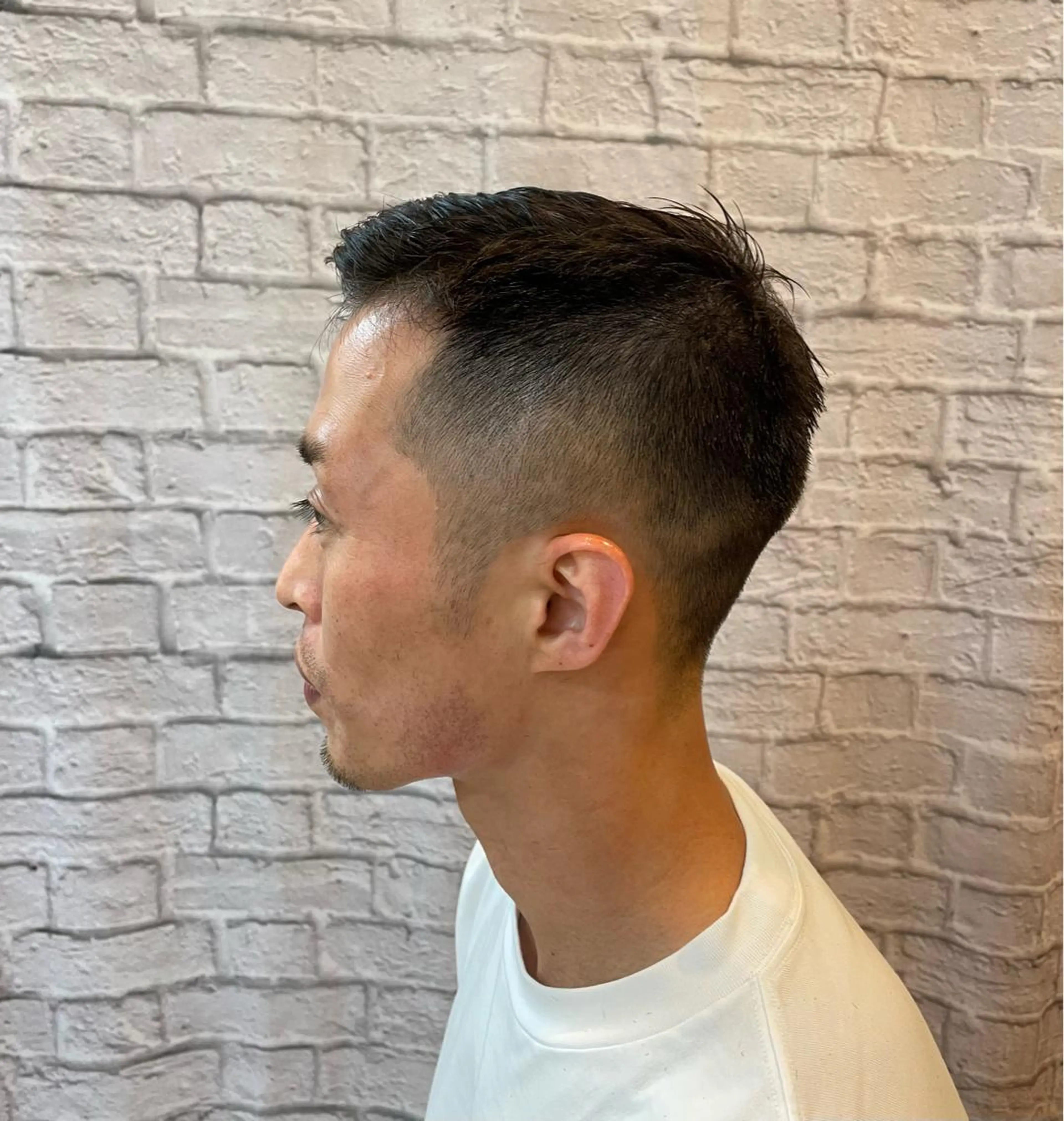 ショート メンズ カット 無料メンズカット❗️ 岡本晟我のヘアスタイル