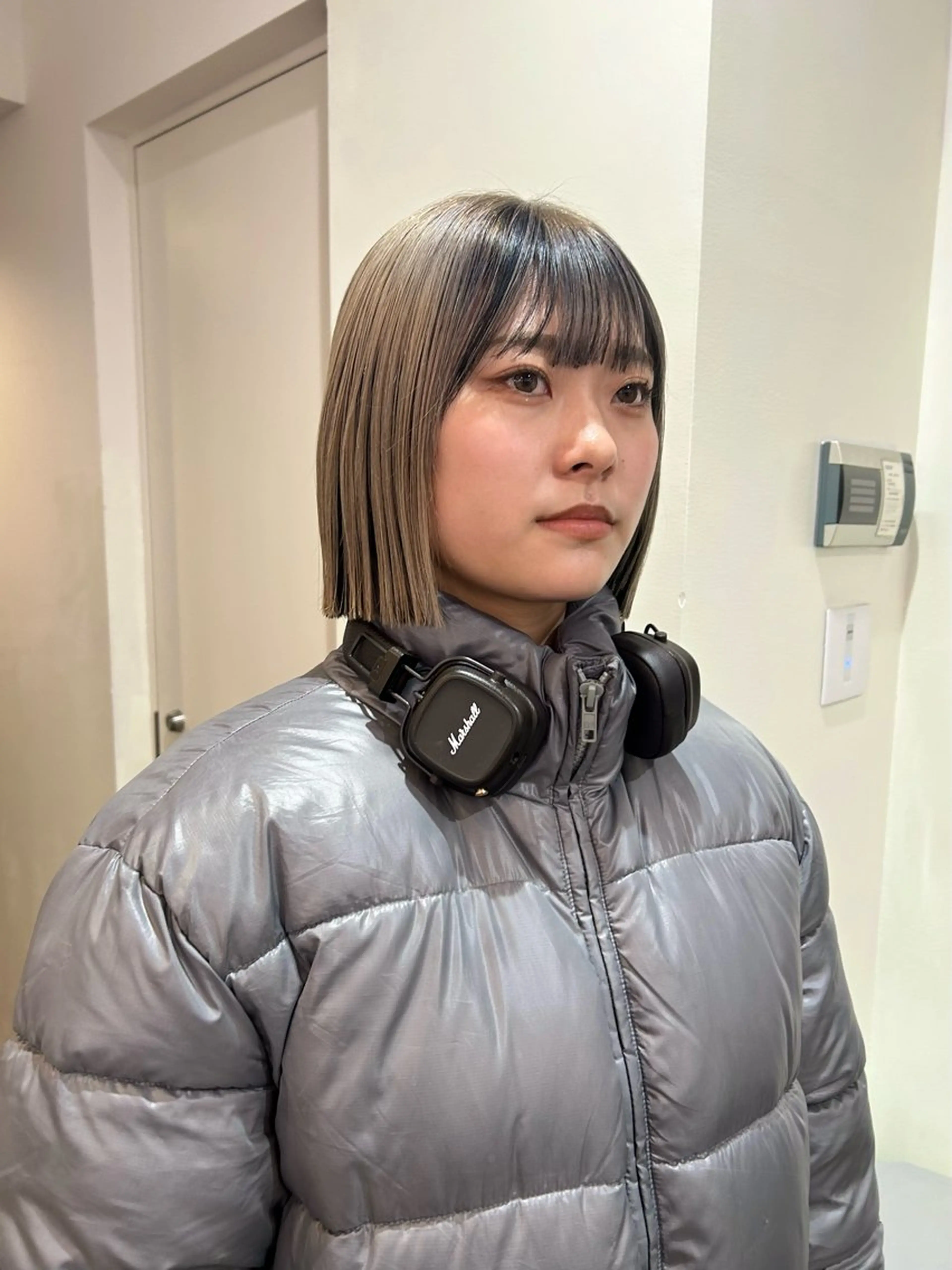 ミディアム みうら ありさのヘアスタイル