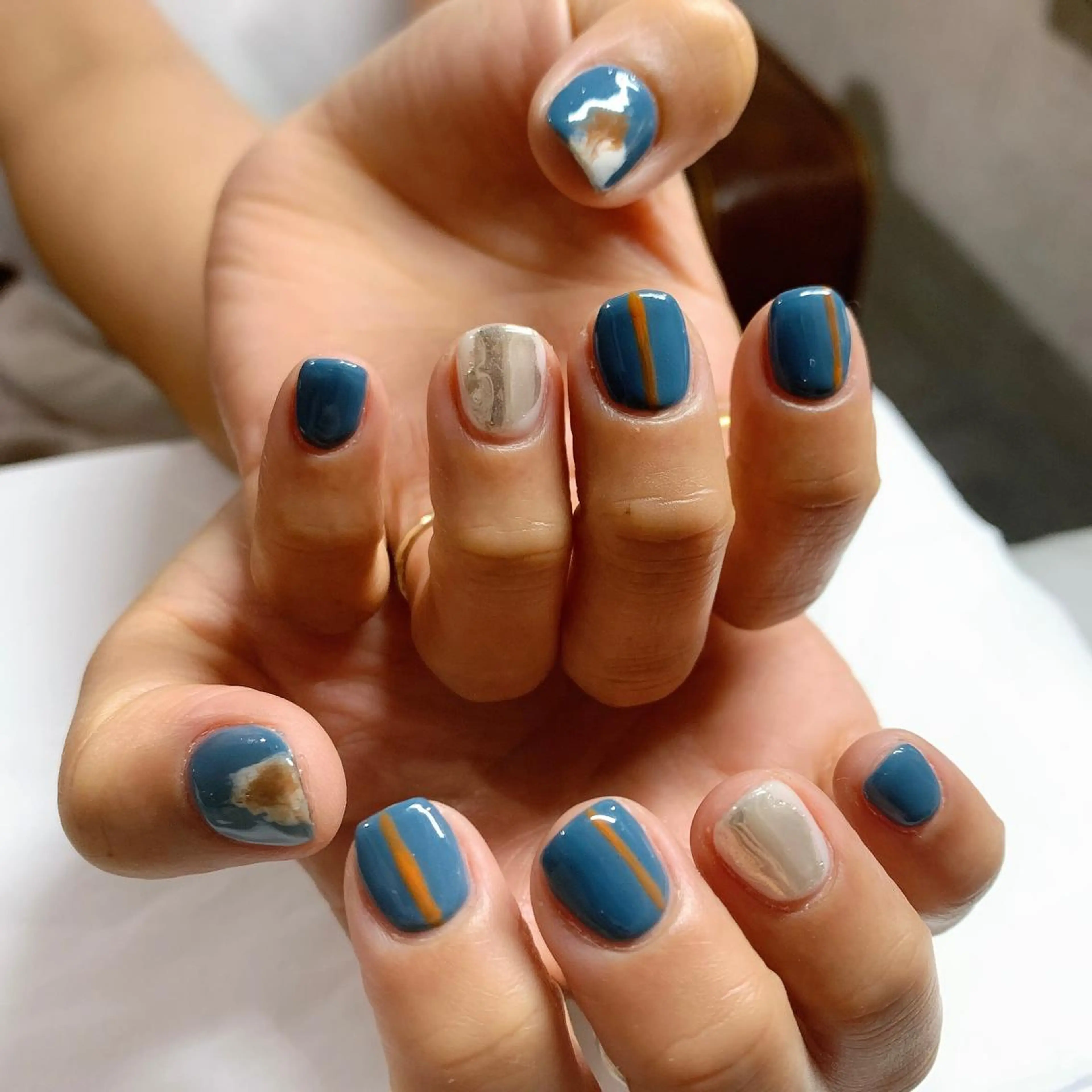 ネイル シンプルネイル SOL　nail イマナカのネイルデザイン