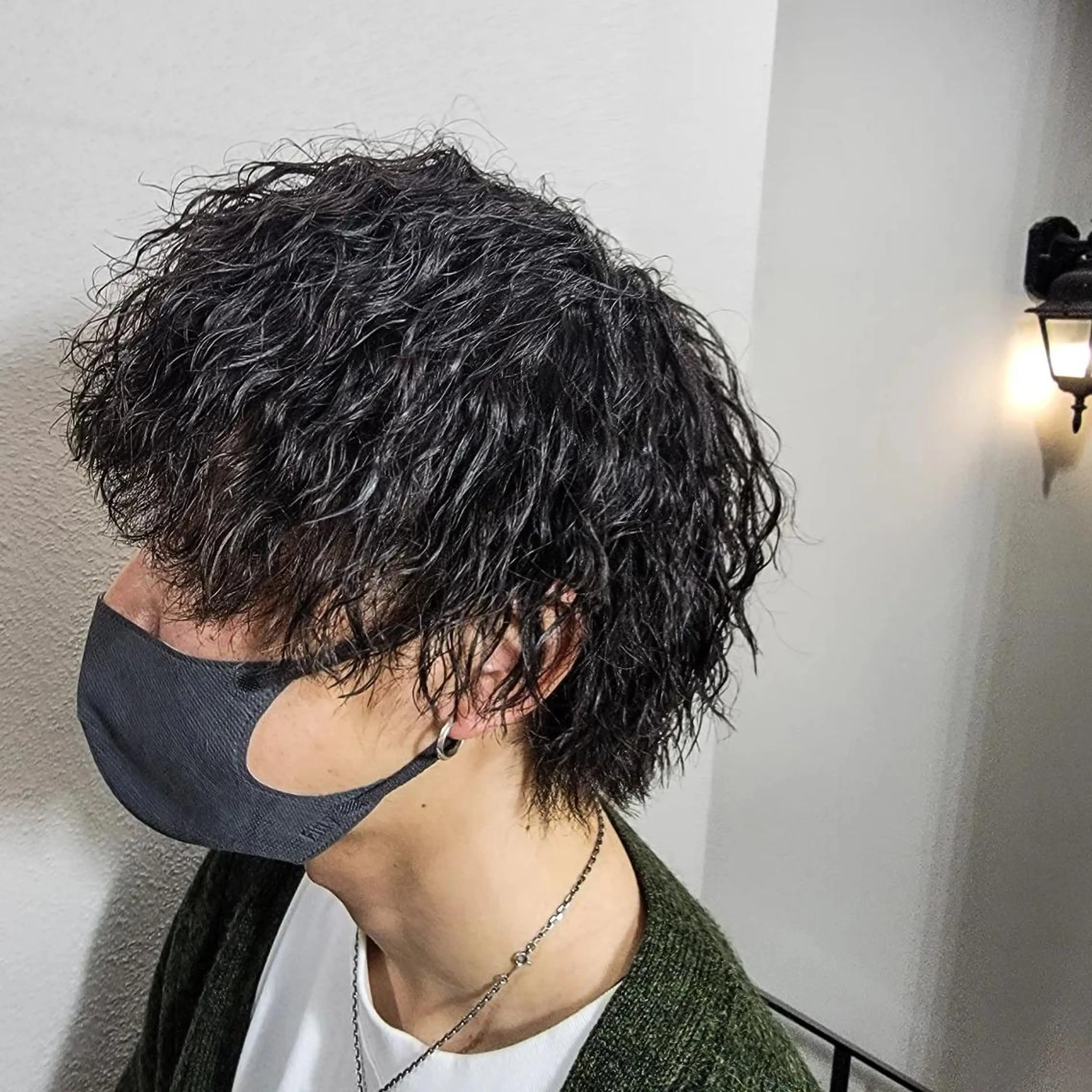 メンズ メンズパーマ 波巻きパーマ 特殊パーマ 片山恭兵のヘアスタイル