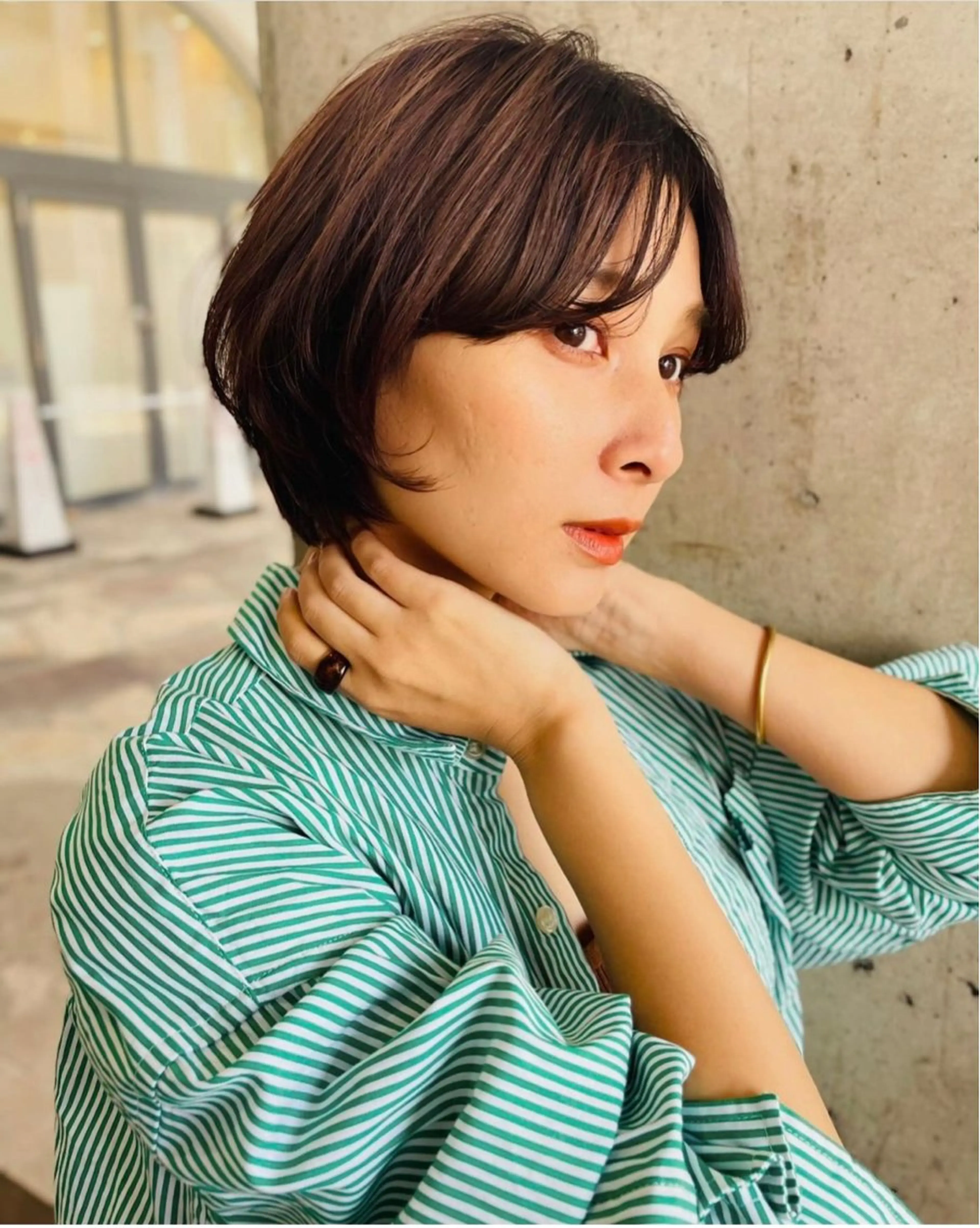 ショート 光石 季世のヘアスタイル