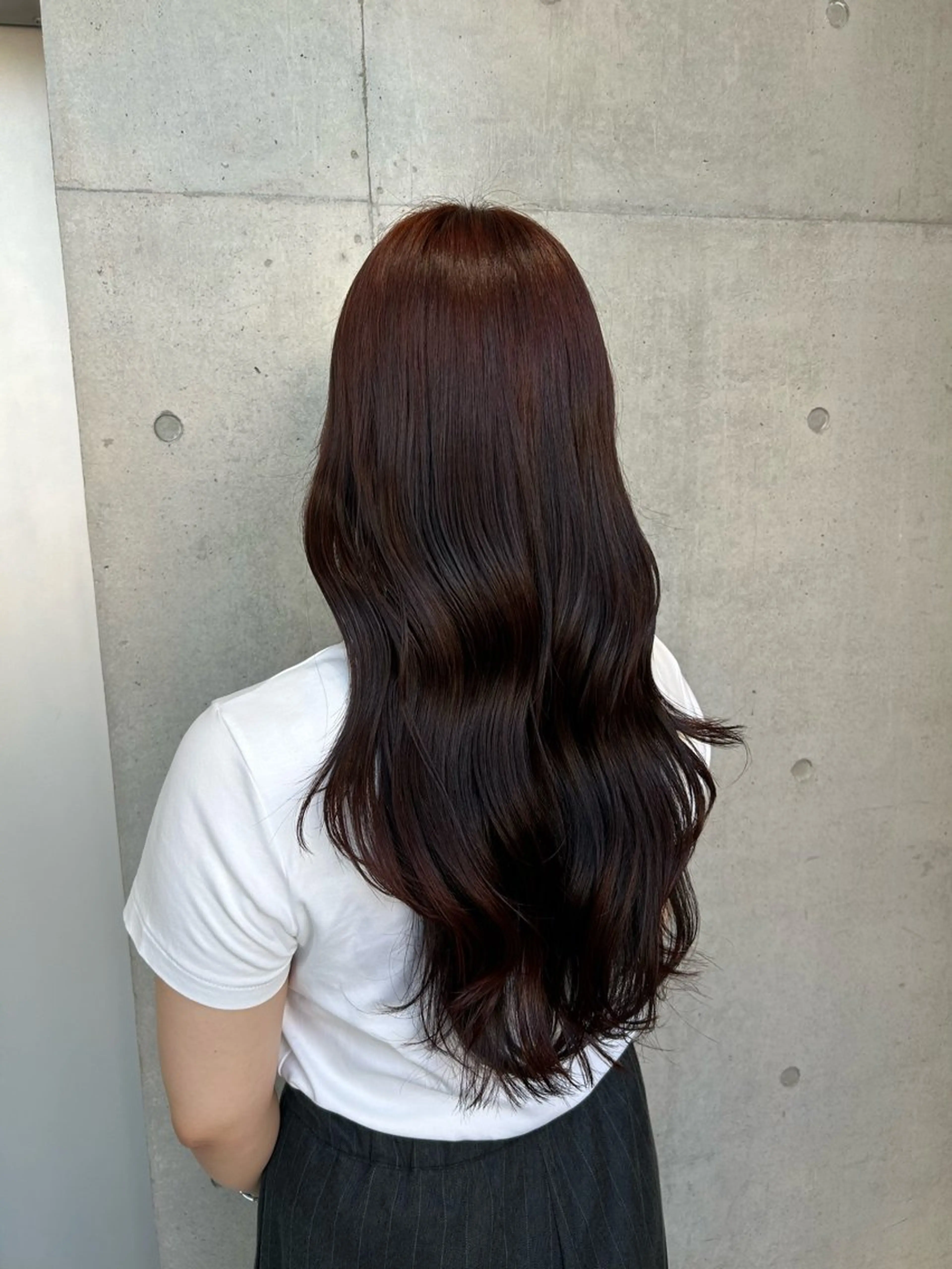 ロング カラー ヘアアレンジ ヘアカラー トリートメント ボブ艶モテカラー🫧 カリンのヘアスタイル