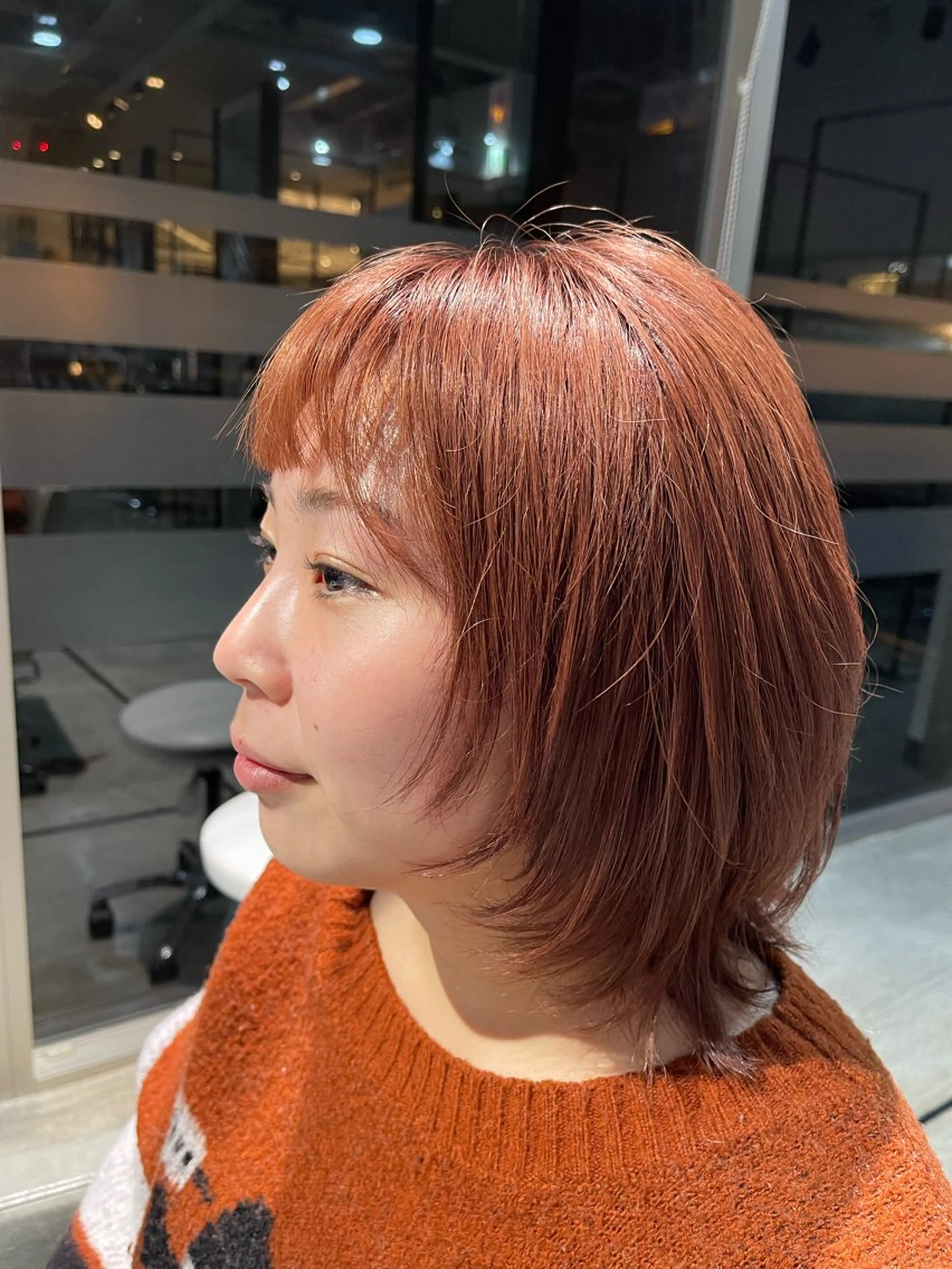 ミディアム カラー 髪質改善/美髪縮毛矯 正のスペシャリストのヘアスタイル