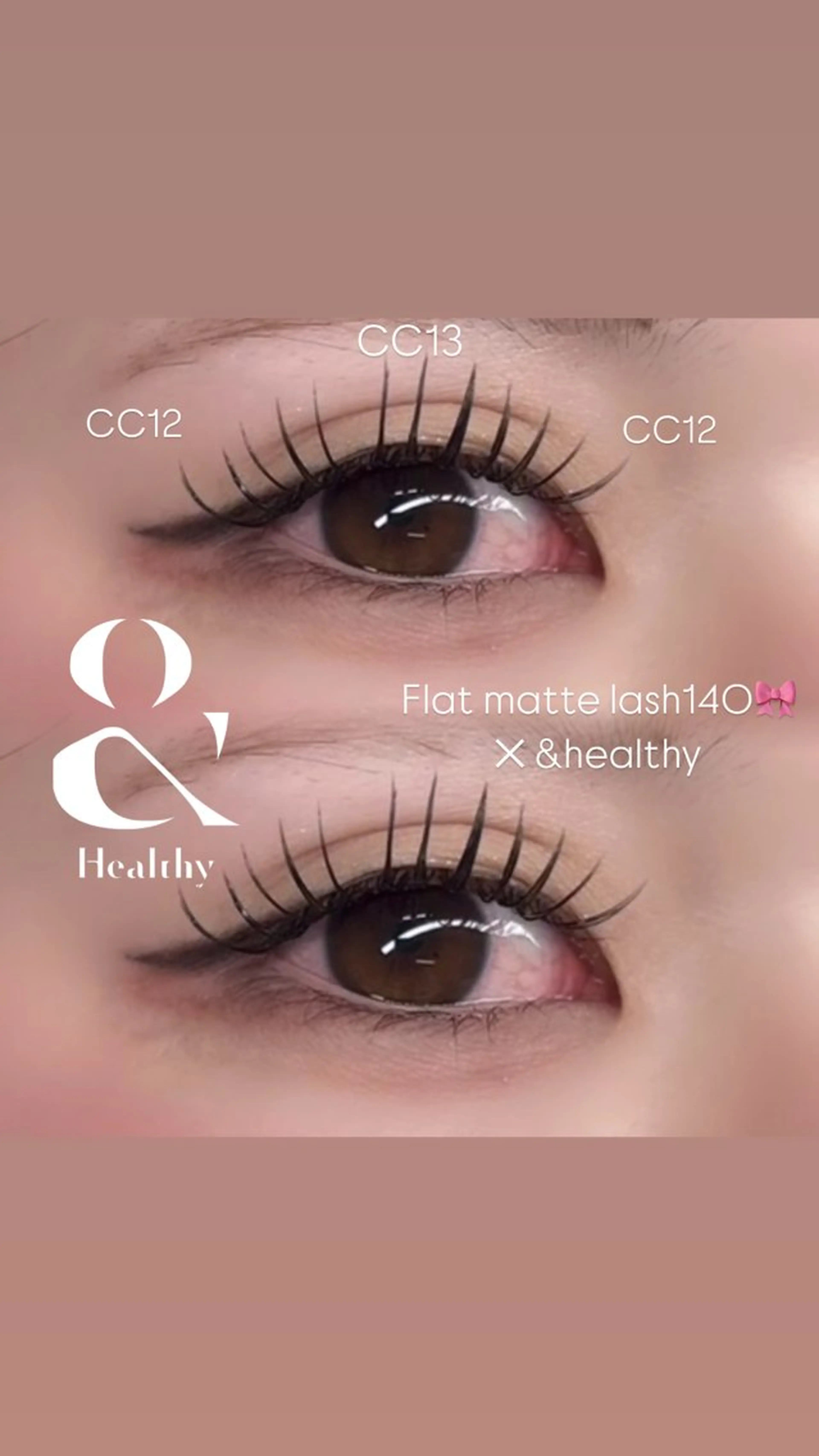 【下がりまつ毛の方🤍】フラットマットラッシュ100本＋アンドヘルシー(オフ込み)の写真
