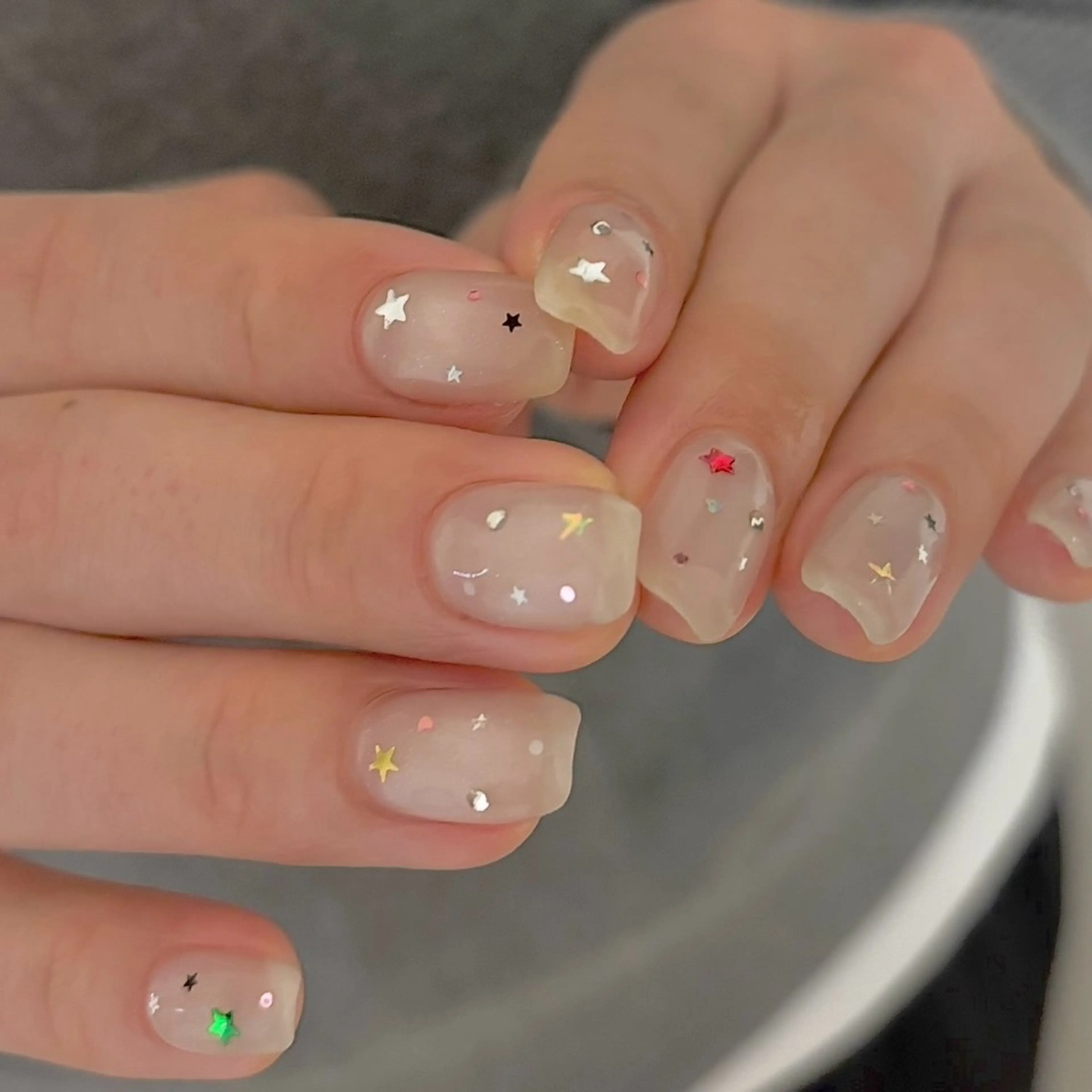 ネイル マグネットネイル ハンドネイル moufu.nail /sayaka 本町のネイルデザイン