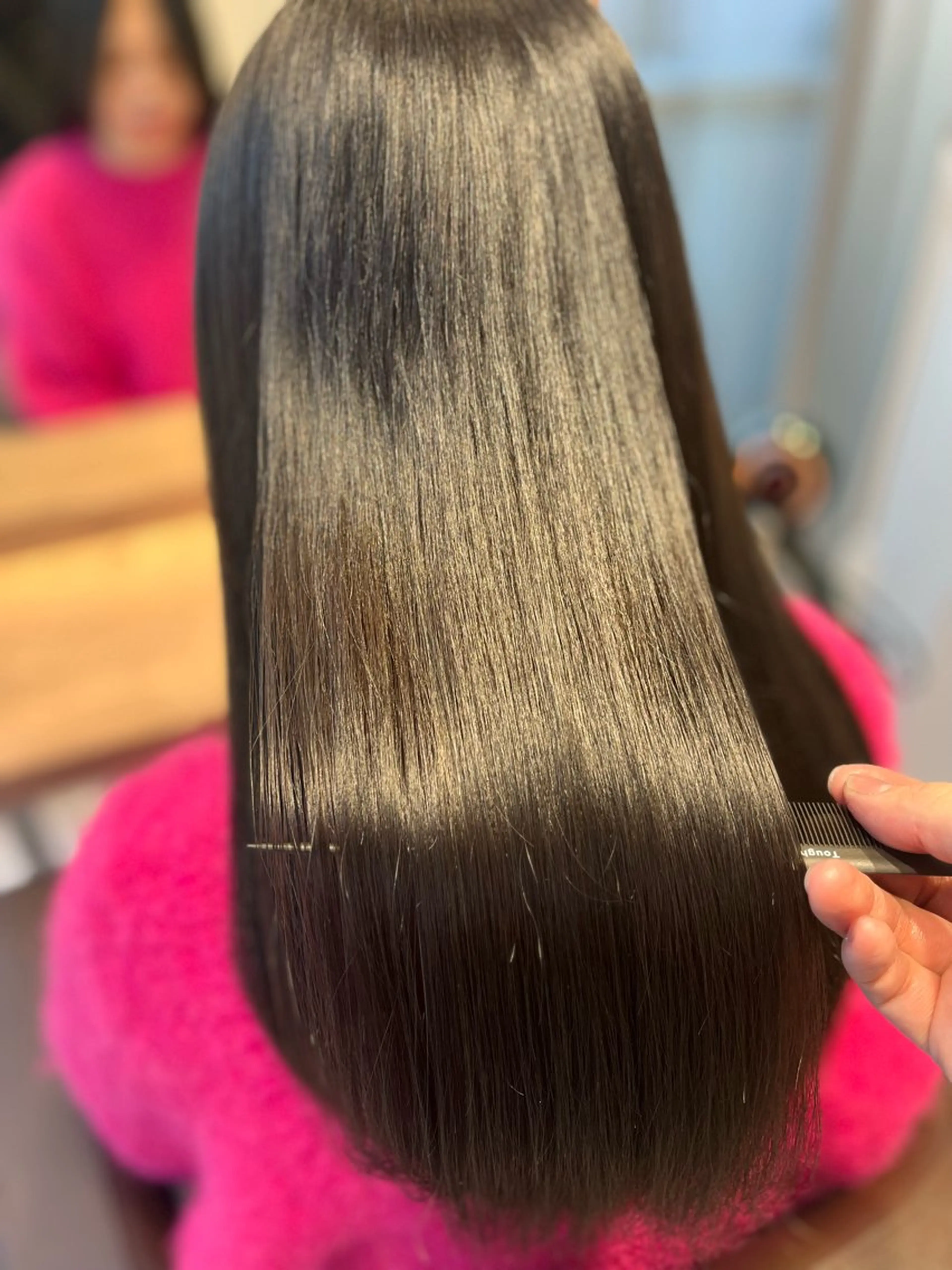 セミロング カラー グレージュ カット 縮毛矯正 トリートメント 【美髪を叶える】中谷 彰宏（アキ)のヘアスタイル
