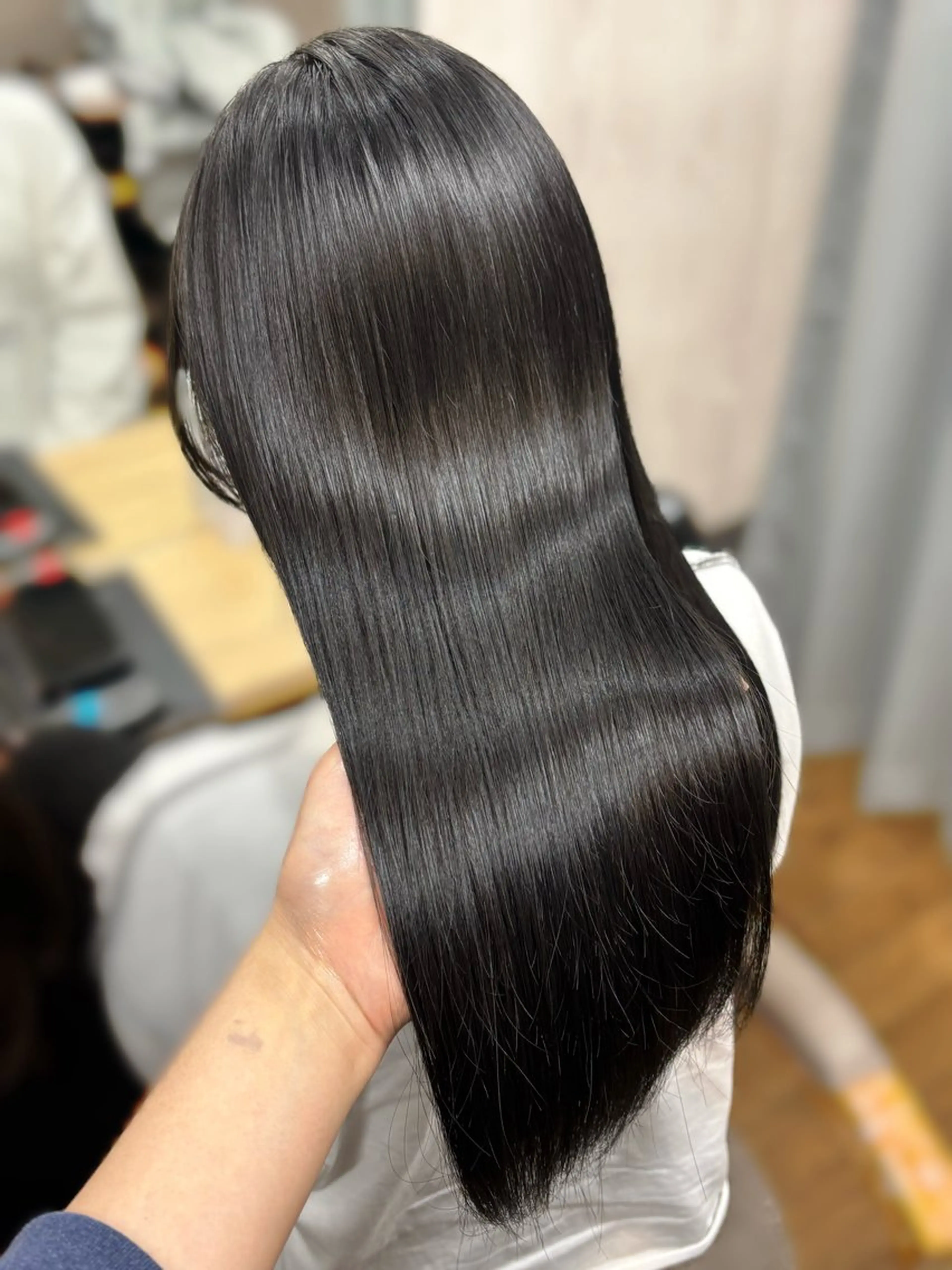 ロング カラー 黒髪 カット ヘアカラー トリートメント 🩵 honoka🩵のヘアスタイル