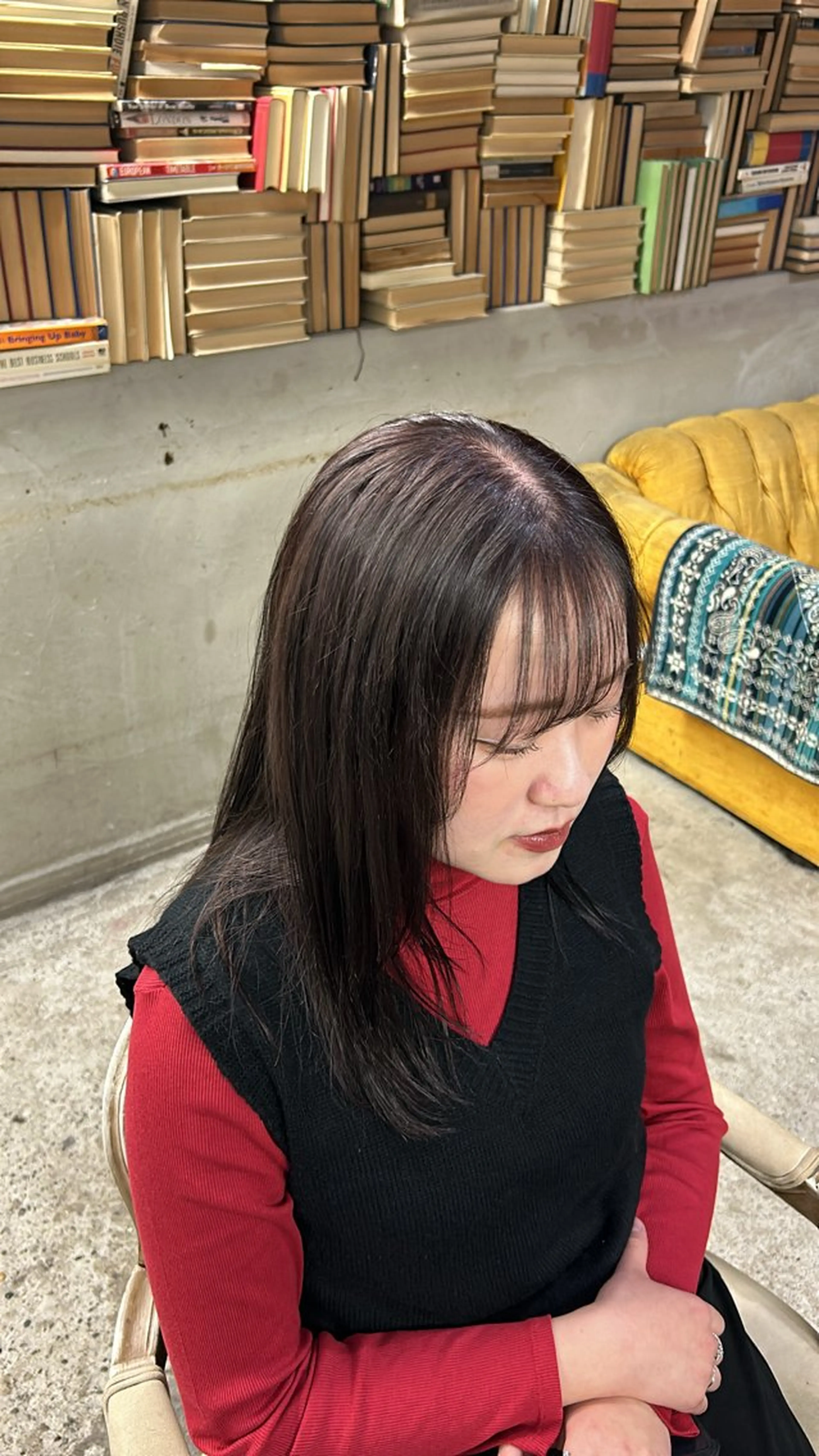 セミロング カラー レイヤー透明感カラー /gima🌱のヘアスタイル