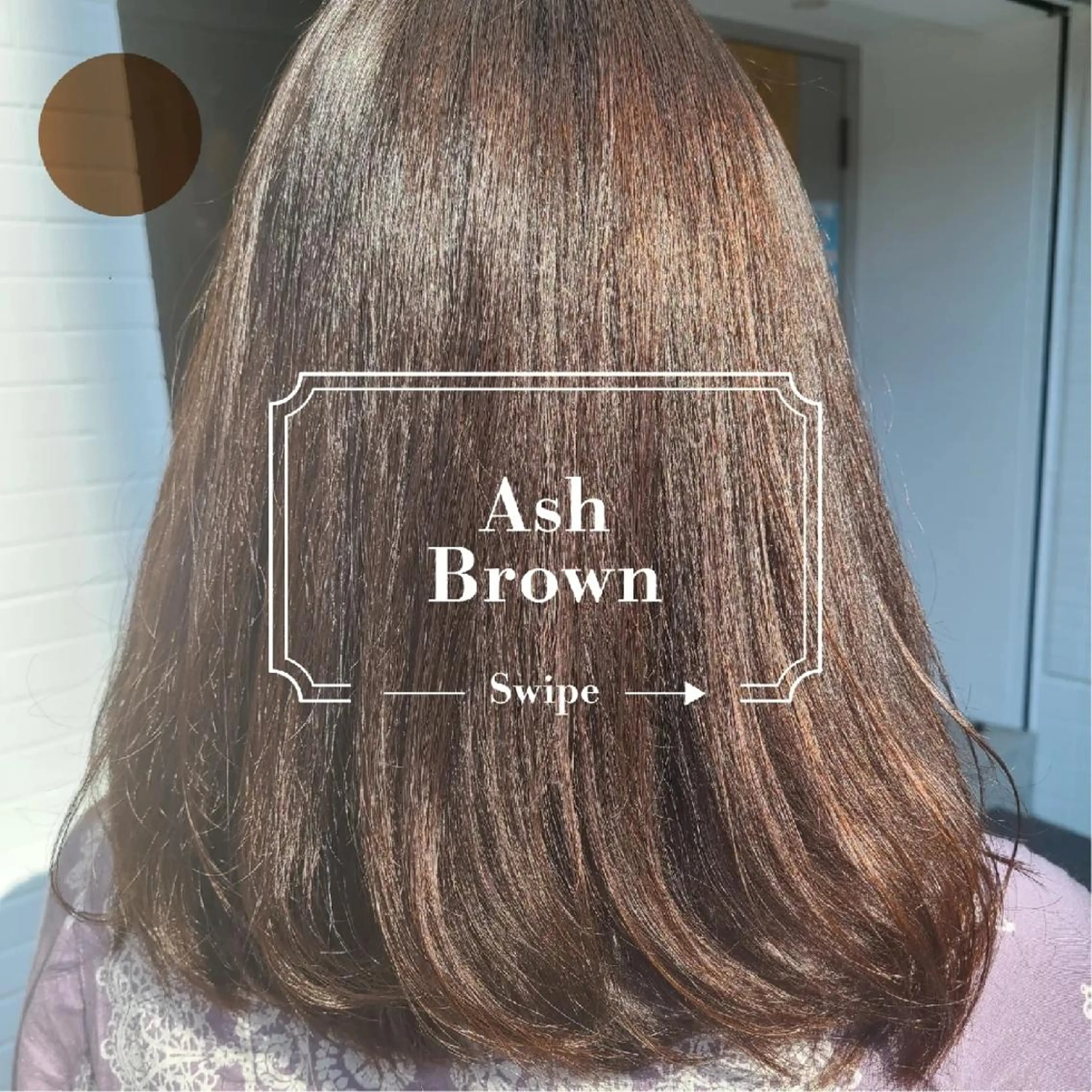 セミロング カラー ヘアアレンジ アッシュ アッシュブラウン ブラウンカラー 透明感カラー カット ヘアカラー トリートメント terra✂️川嶋 大輔のヘアスタイル