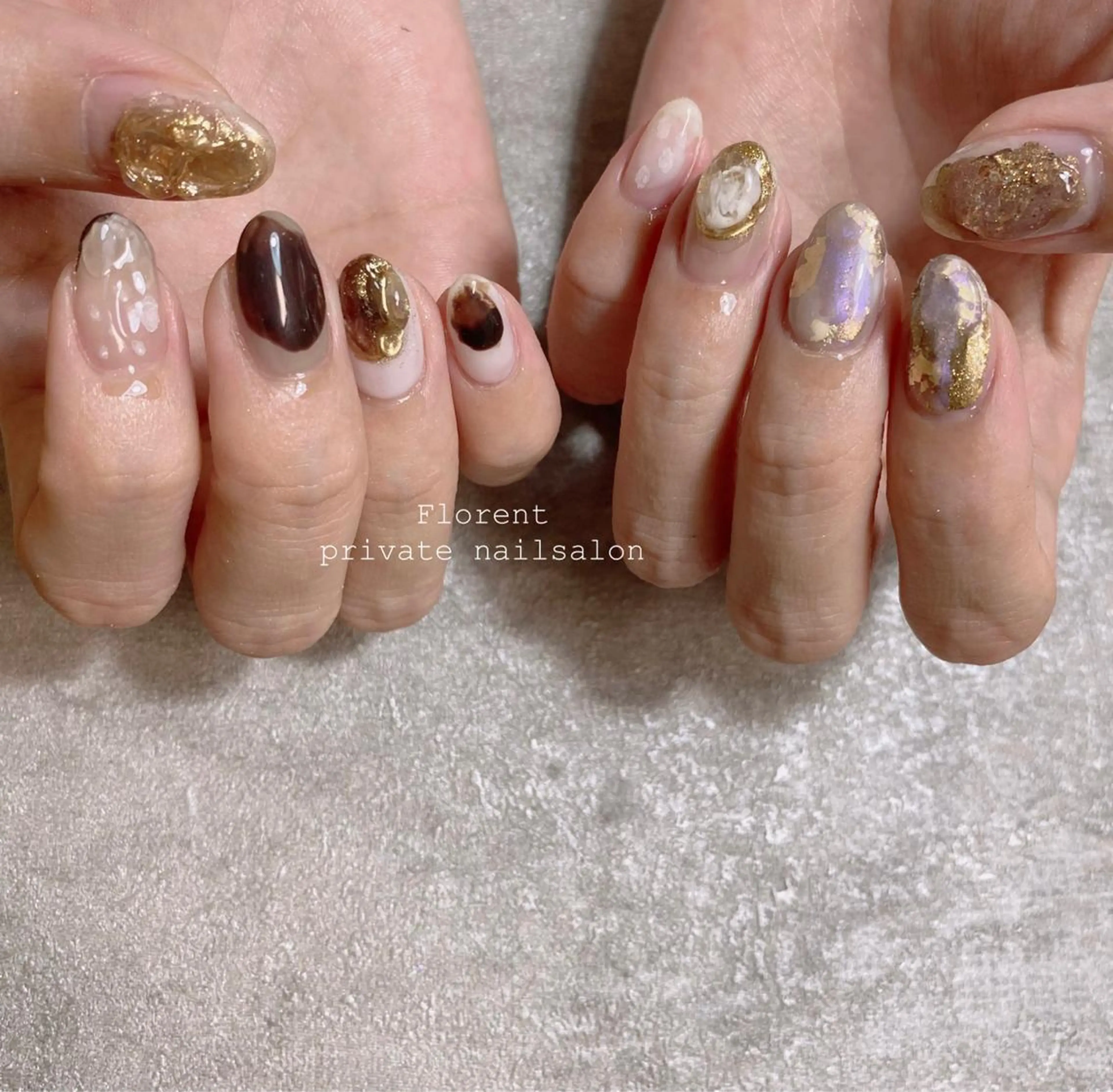 ネイル ハンドネイル florent nailのネイルデザイン