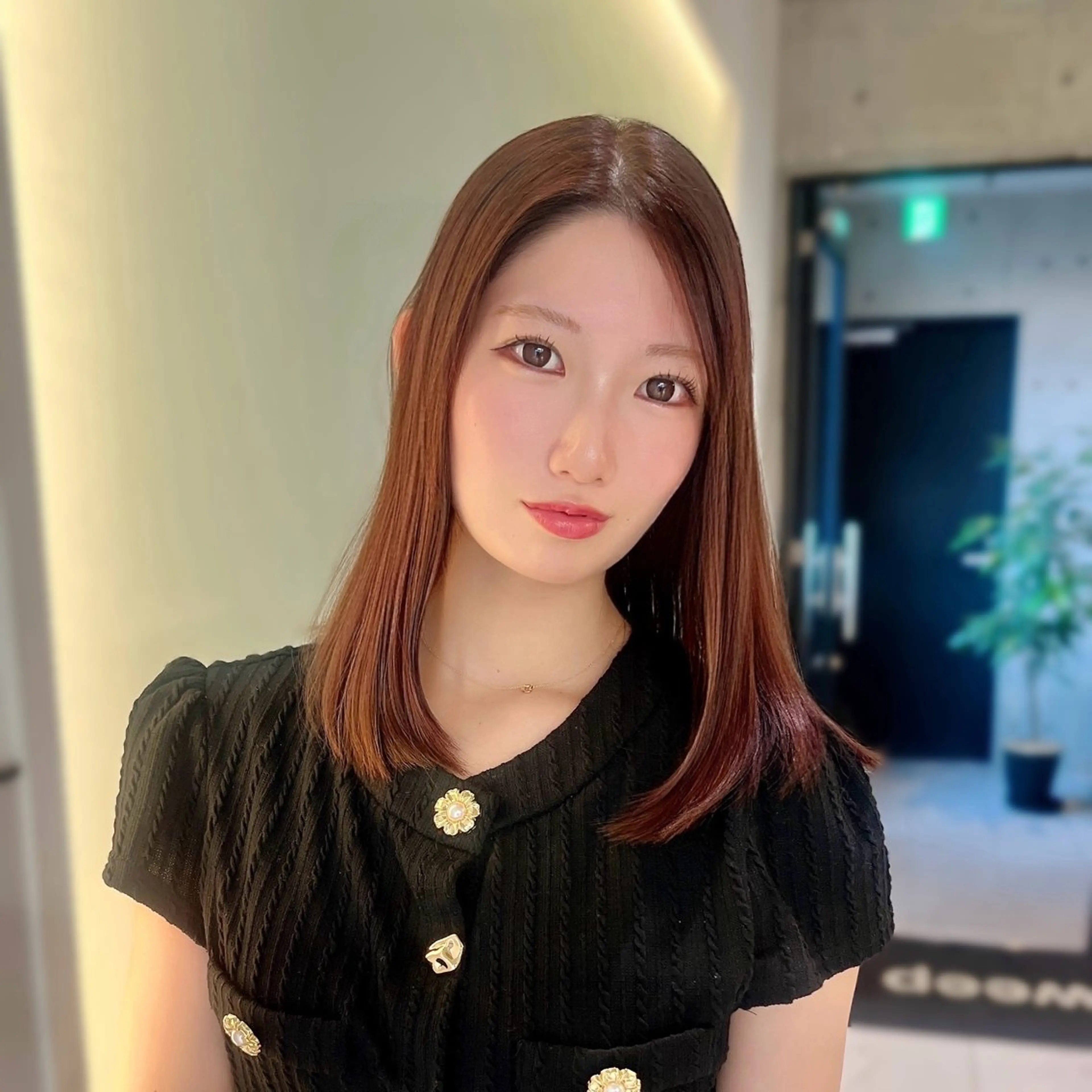 ミディアム カラー 髪質改善 ヘアカラー トリートメント りおな/髪質改善/ カラー /平尾のヘアスタイル