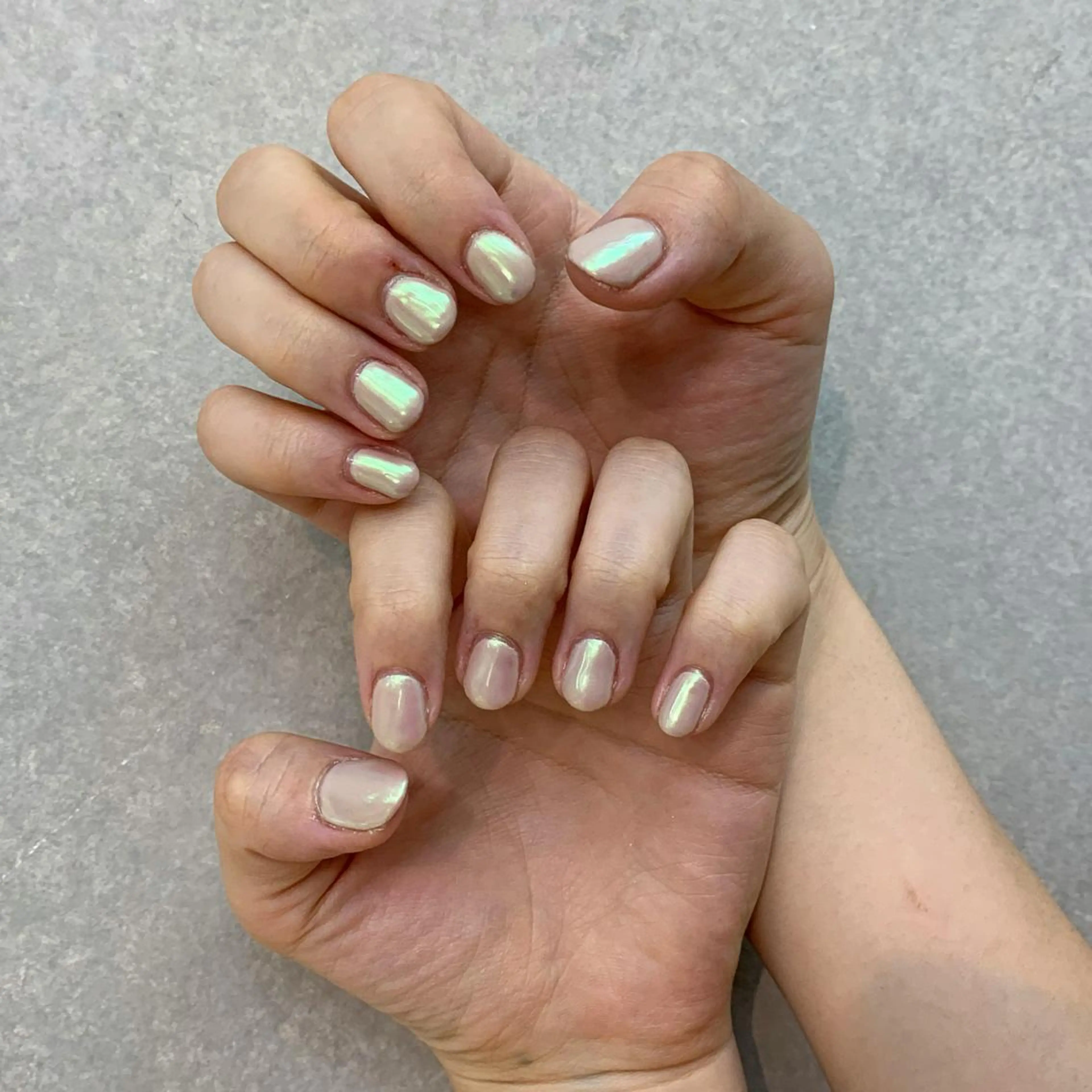 ネイル オーロラネイル ハンドネイル Kureha/ネイル トレンドヘアのネイルデザイン