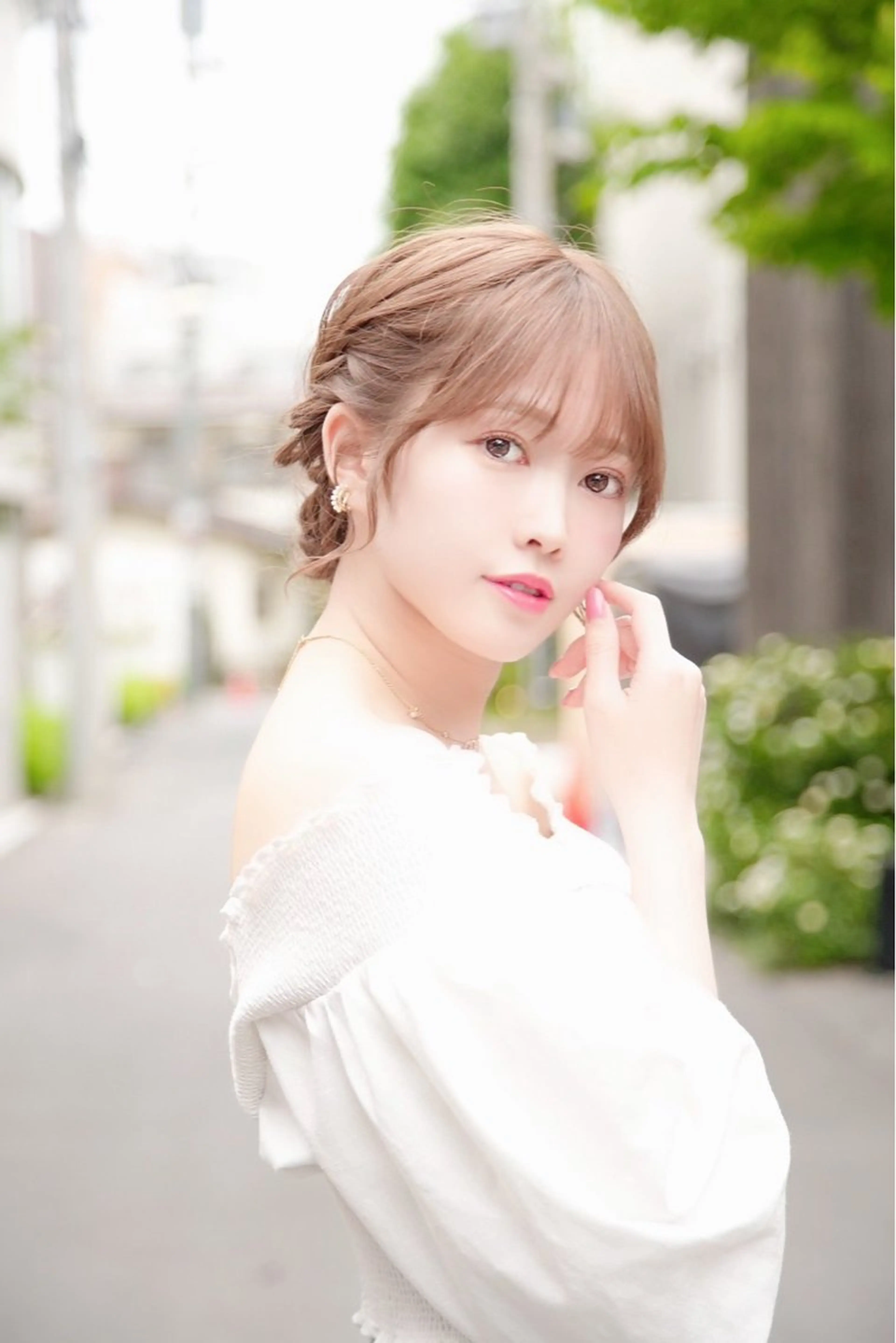 セミロング ヘアアレンジ 🪽メンズカット 店長Tomoki🪽のヘアスタイル