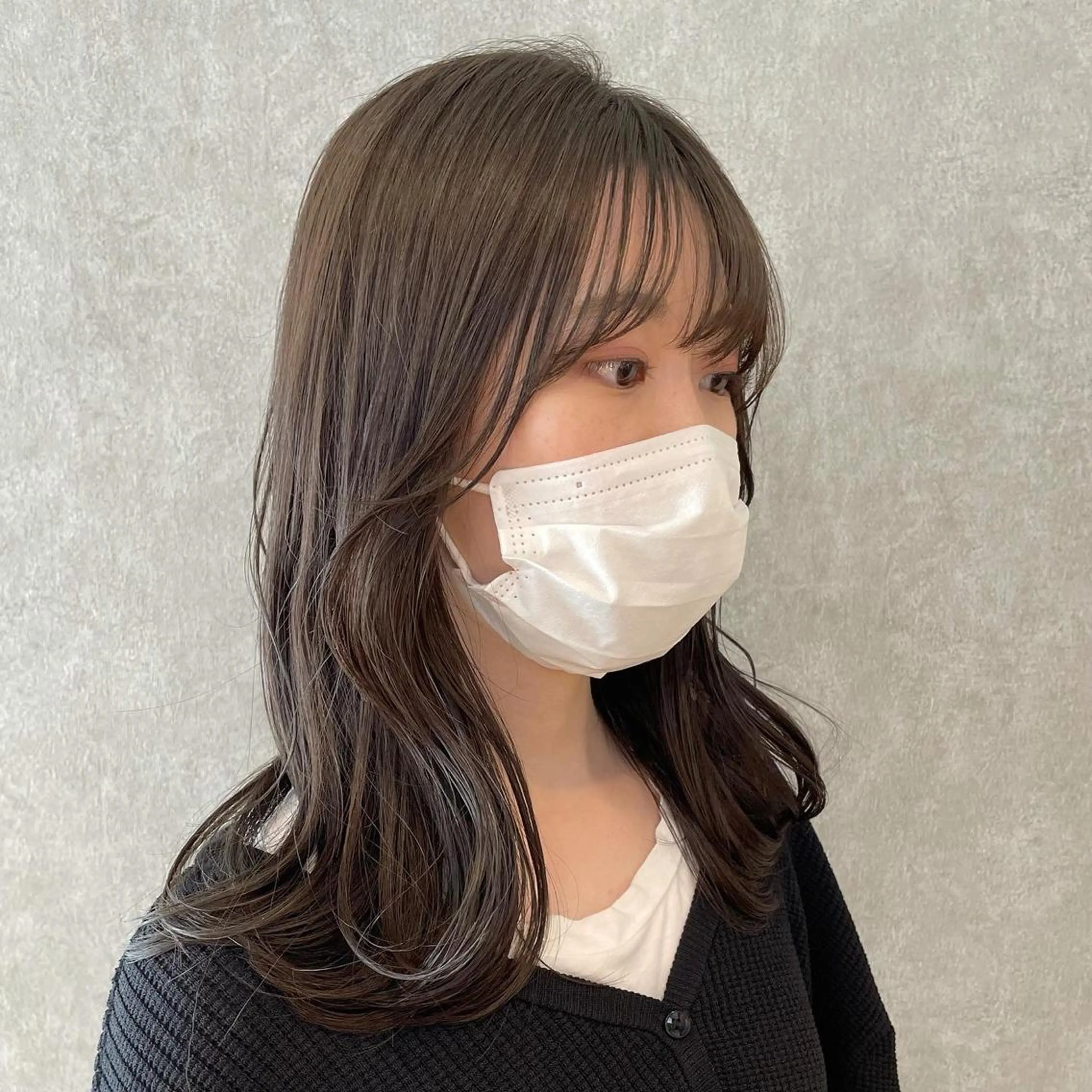 セミロング カラー カット トリートメント TRENCH 自由が丘所属・TRENCH　相澤 果歩のヘアスタイル