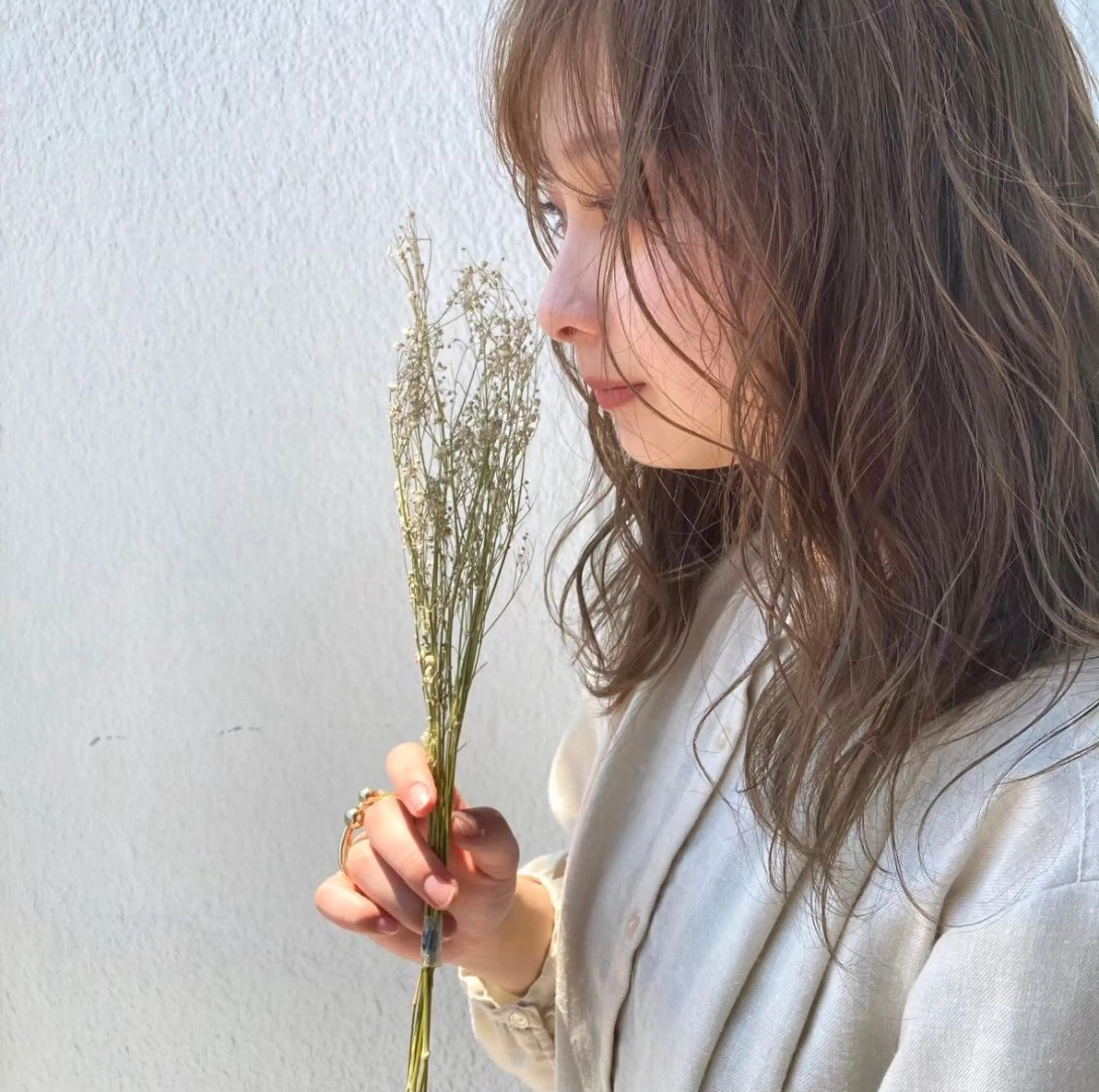 カラー エヌプランツ 和泉府中のヘアスタイル