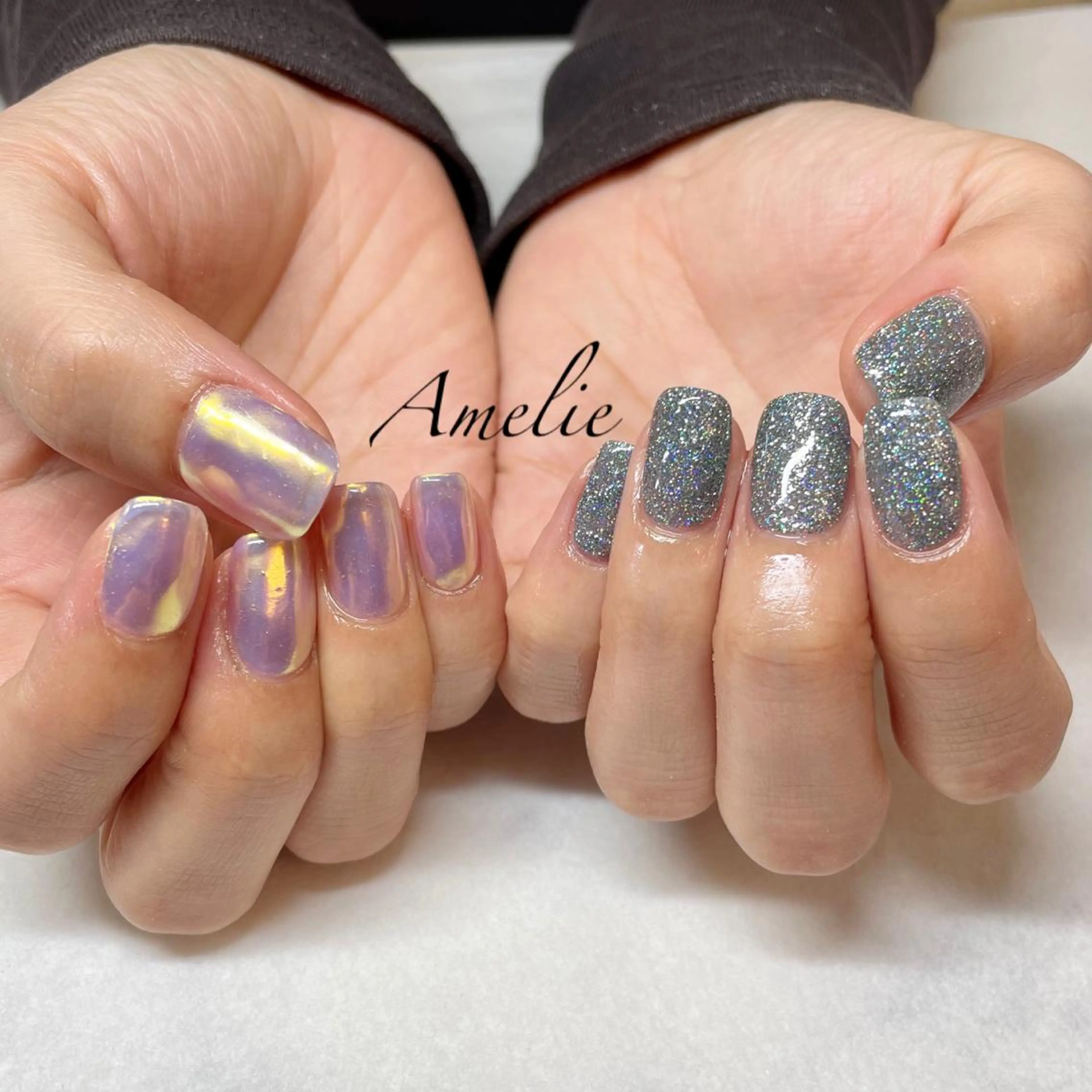 ネイル フラッシュネイル マットネイル ミラーネイル ワンカラーネイル ホワイト yo koのネイルデザイン