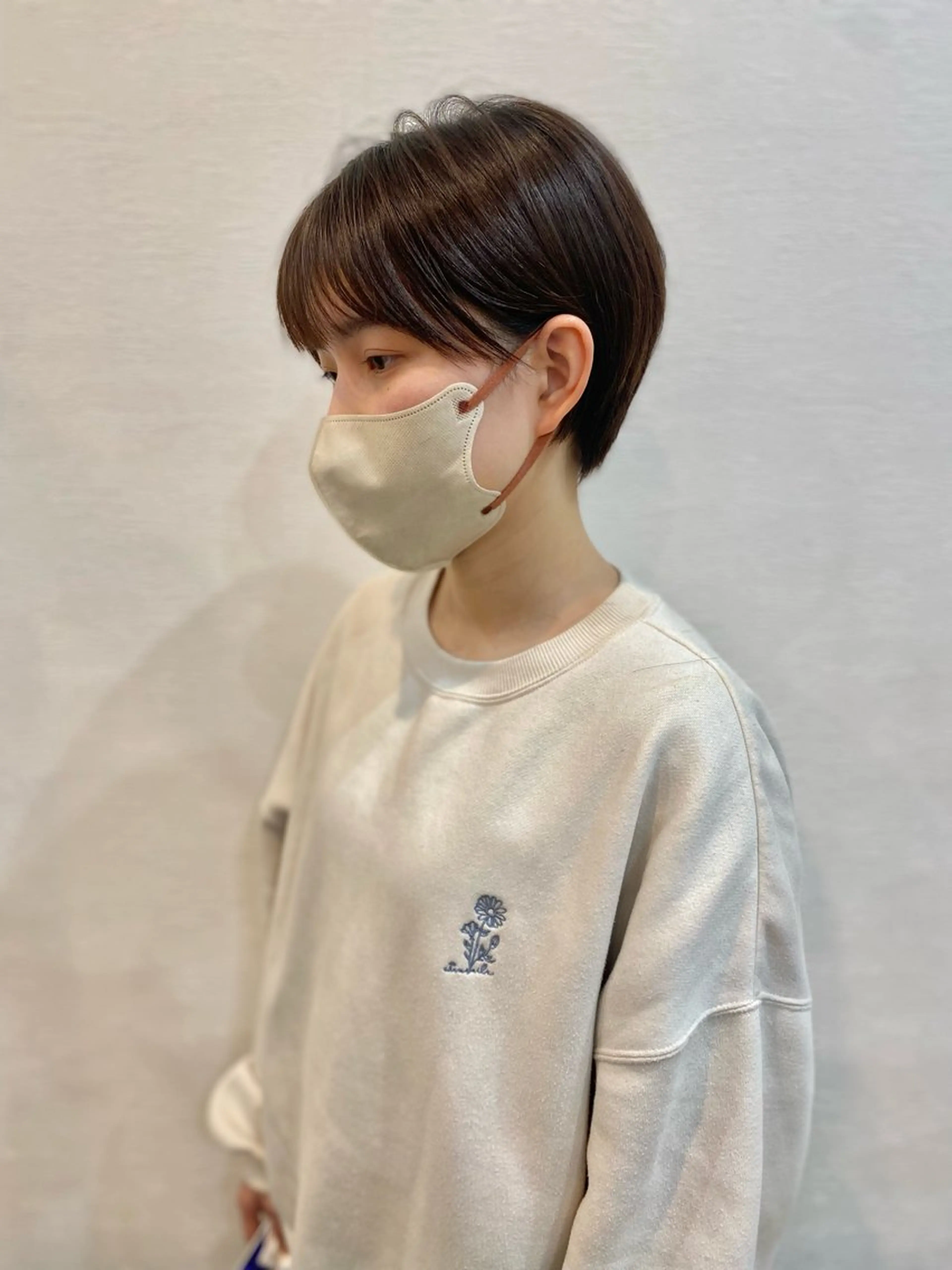 ショート カラー 似合わせカット Zina 千早店 藤 辰也のヘアスタイル