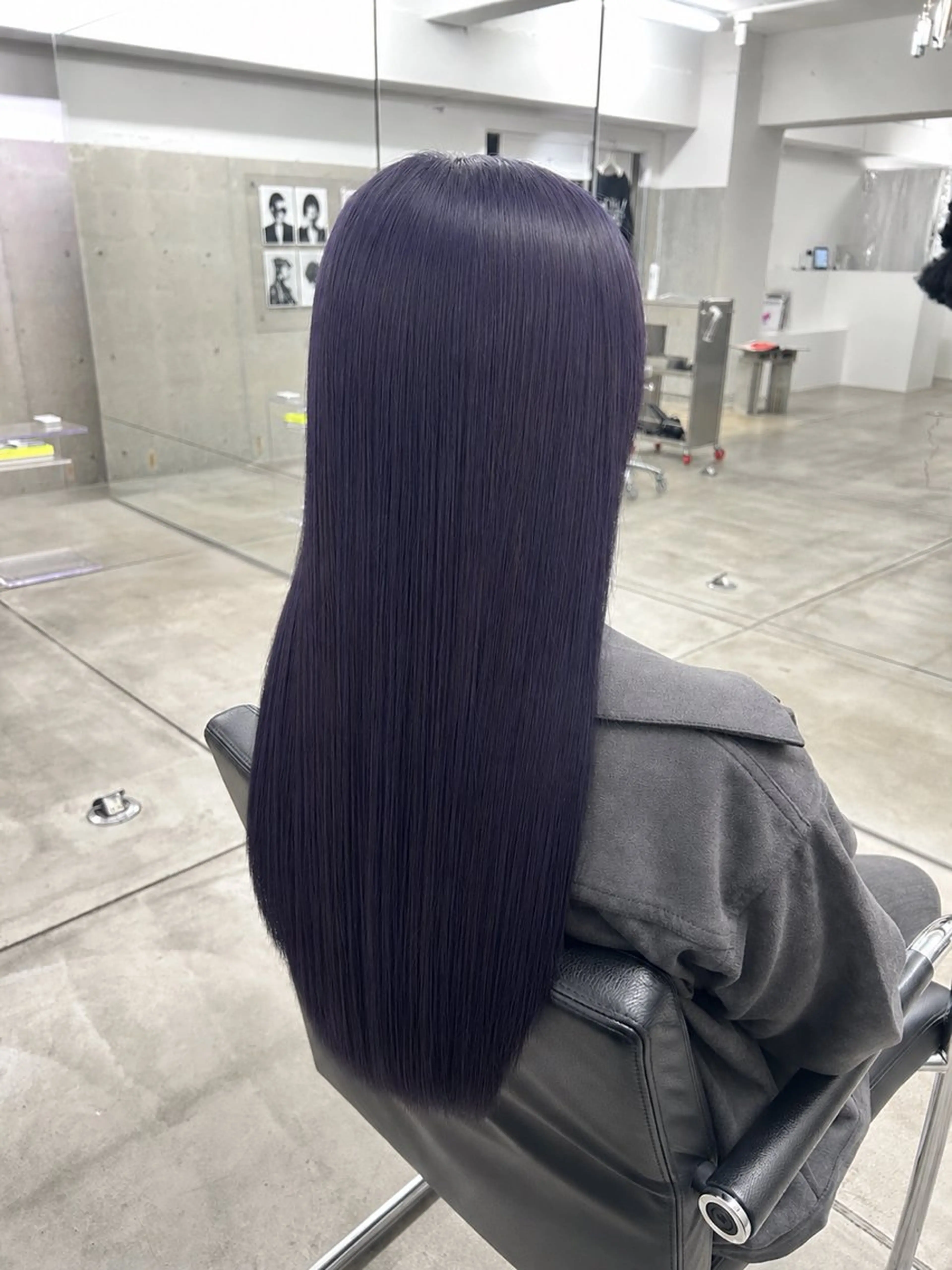 ロング カラー 北浦 雅のヘアスタイル
