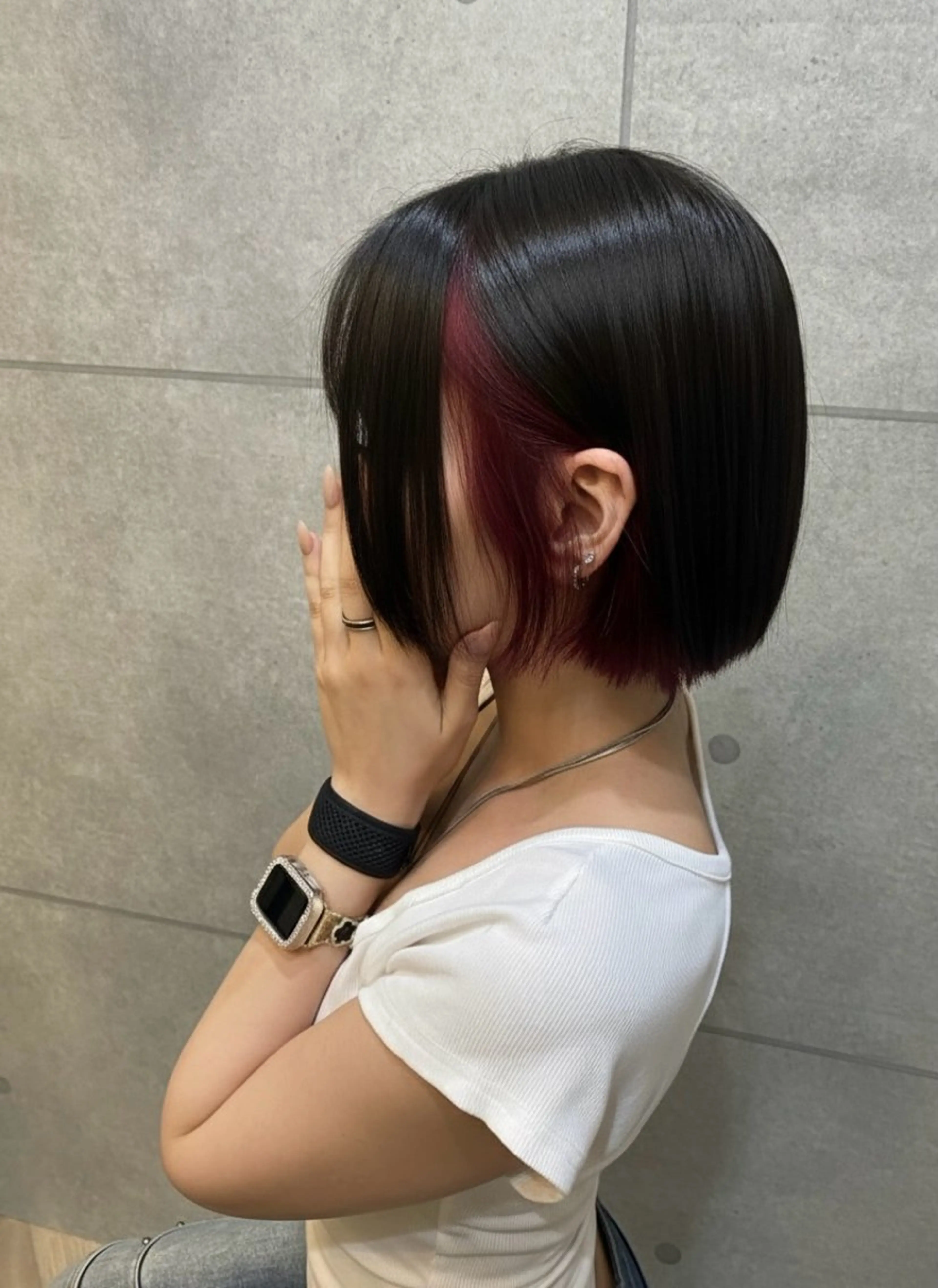 【さりげなく！】✦.*ポイントブリーチカラー.‎˖٭*の写真