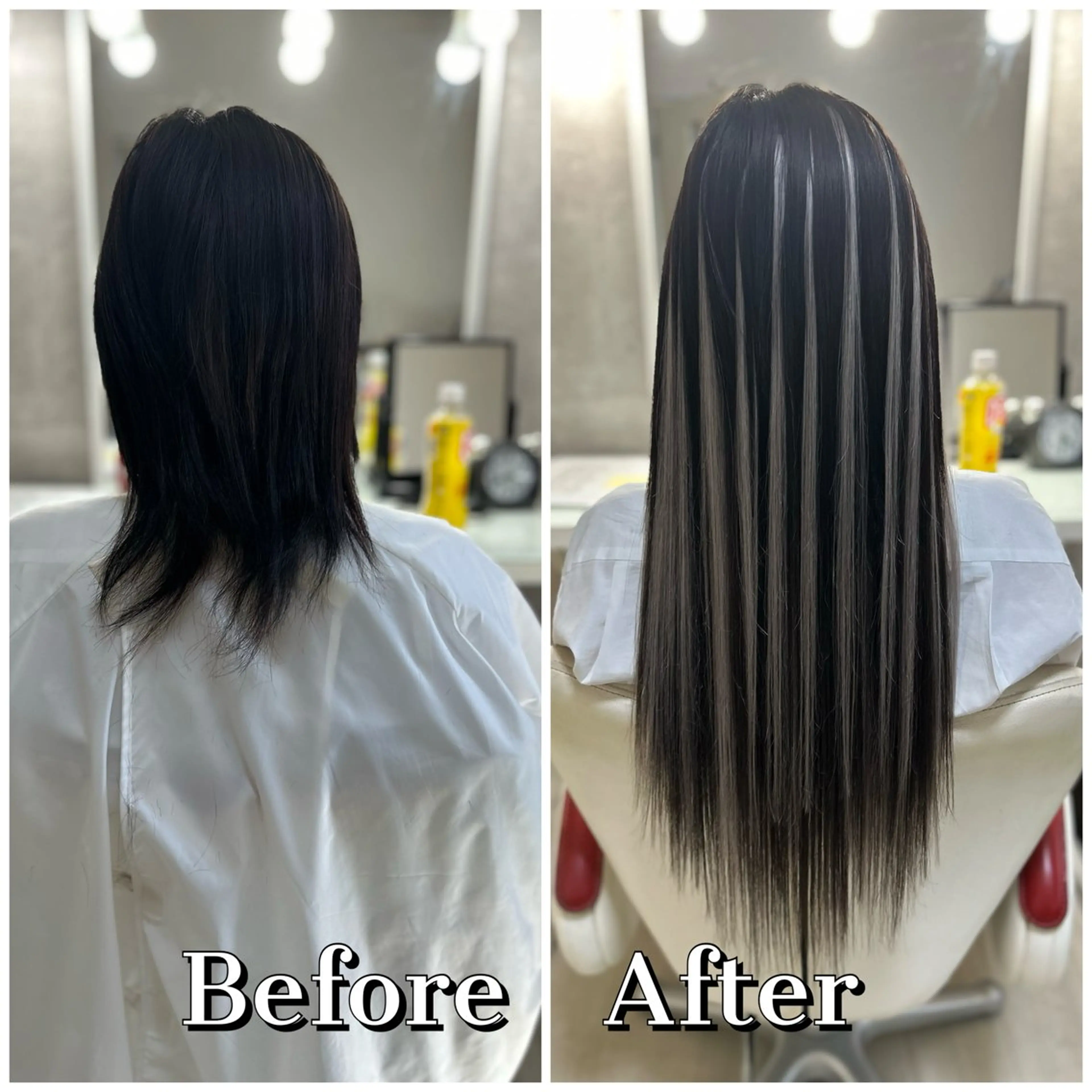 ロング ハイライト エクステ ドレスアップ南草津所属・🫧ドレスアップ 南草津店🫧のヘアスタイル