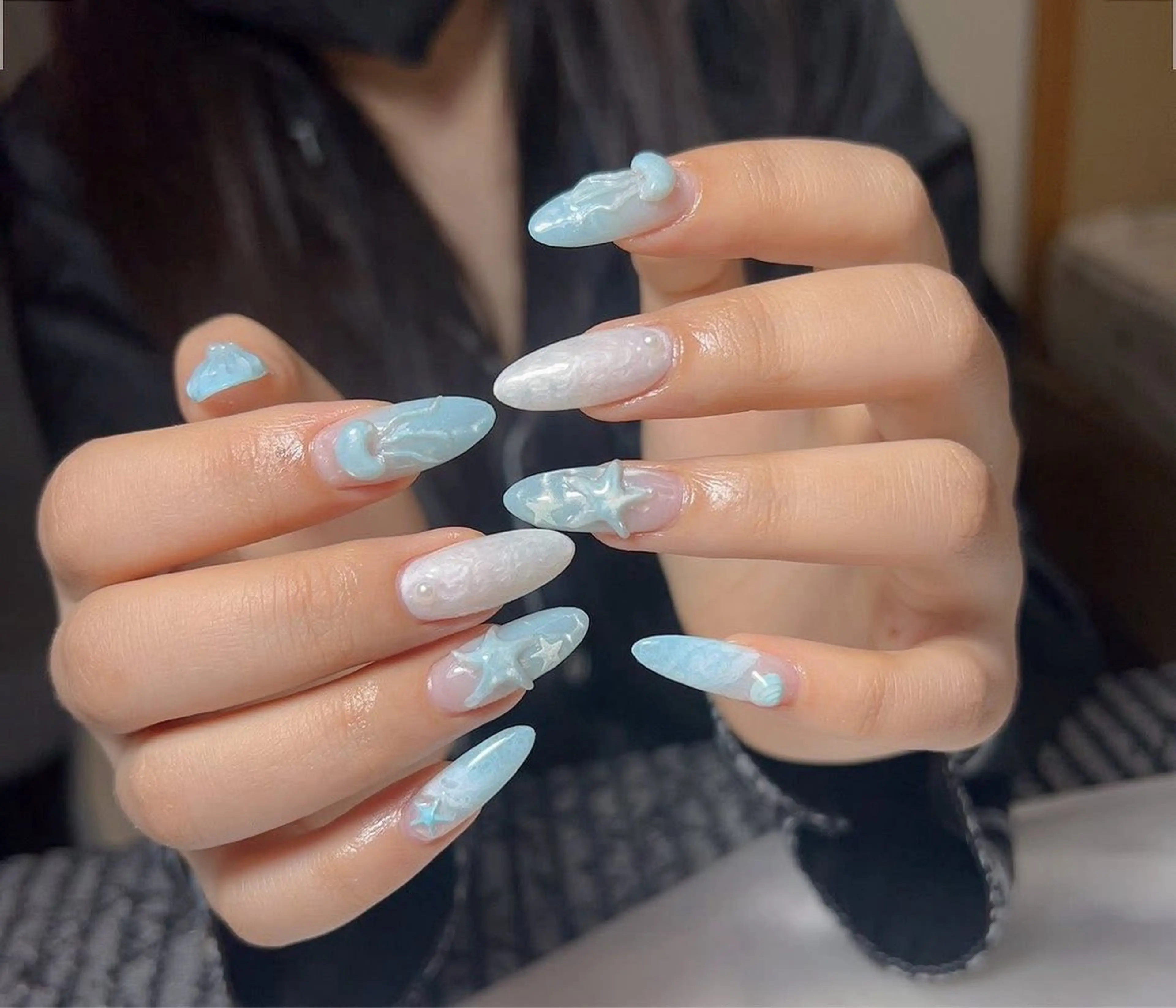ネイル ジェルネイル マグネットネイル Yuki nail staffのネイルデザイン