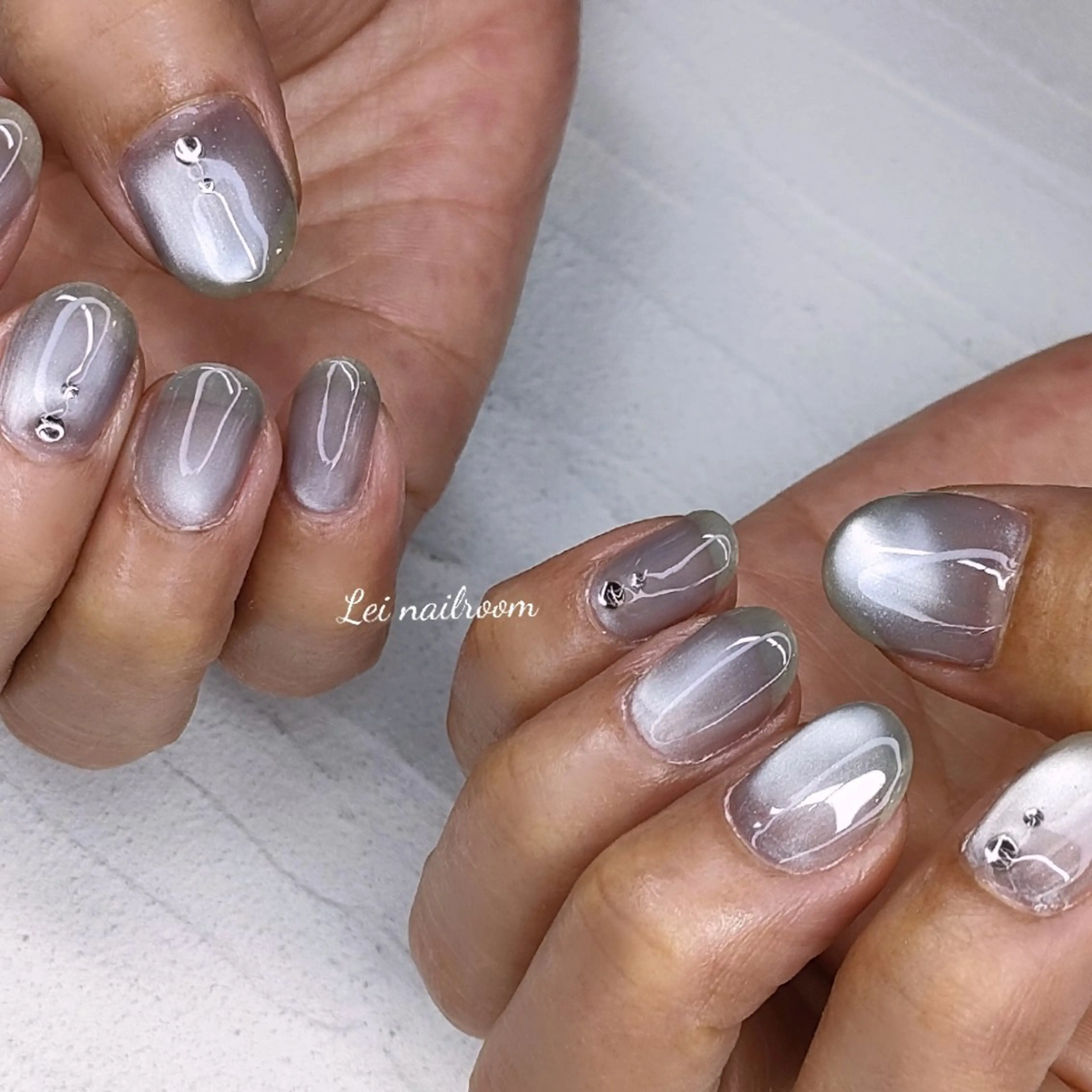 ネイル マグネットネイル lei🌼 nailroomのネイルデザイン